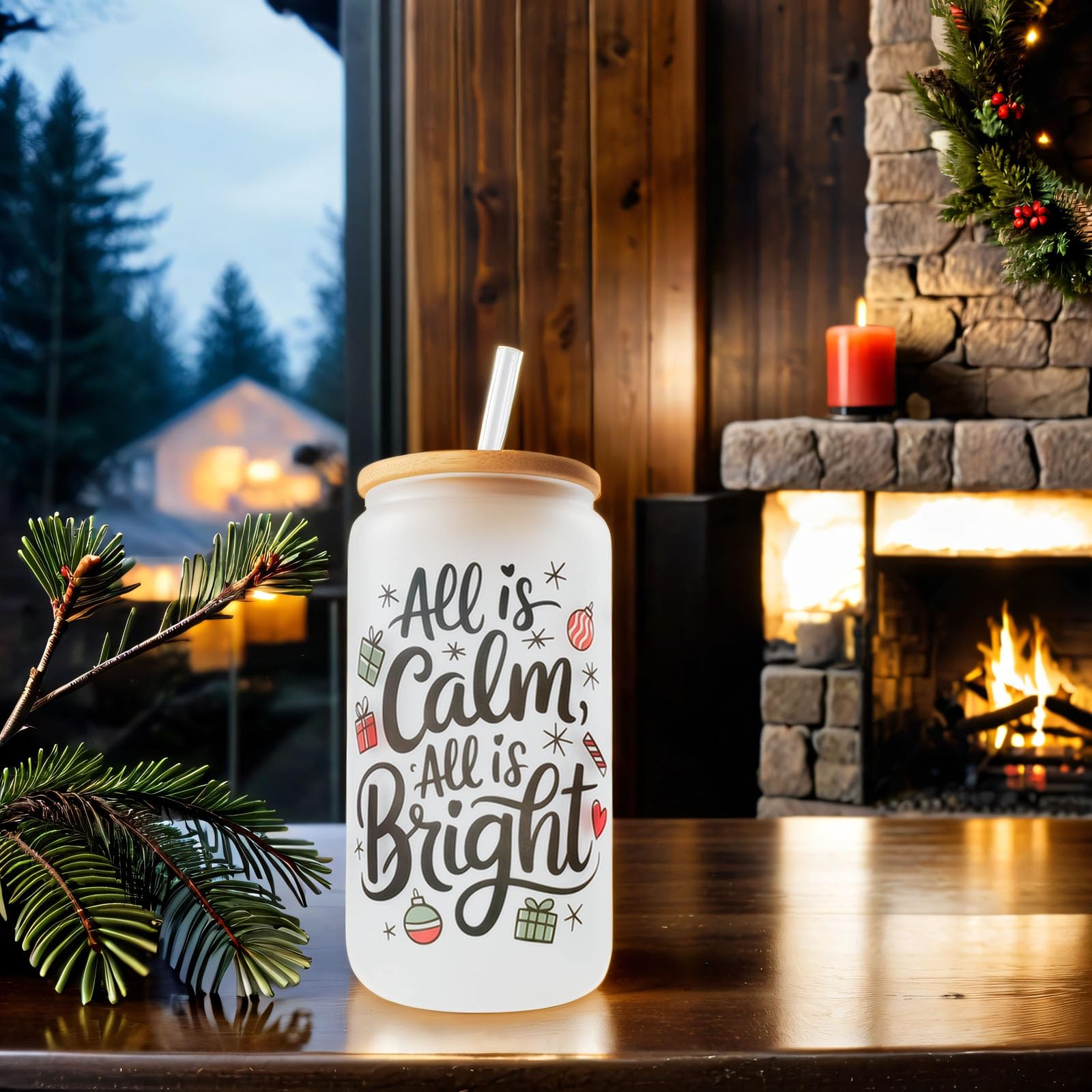 16oz Matte Glass Tumbler Cups with Lids & Straws - 25 Pack Frosted Sublimation Blanks for Custom Designs - Perfect for Coffee, Smoothies, and Personalized Gifts
