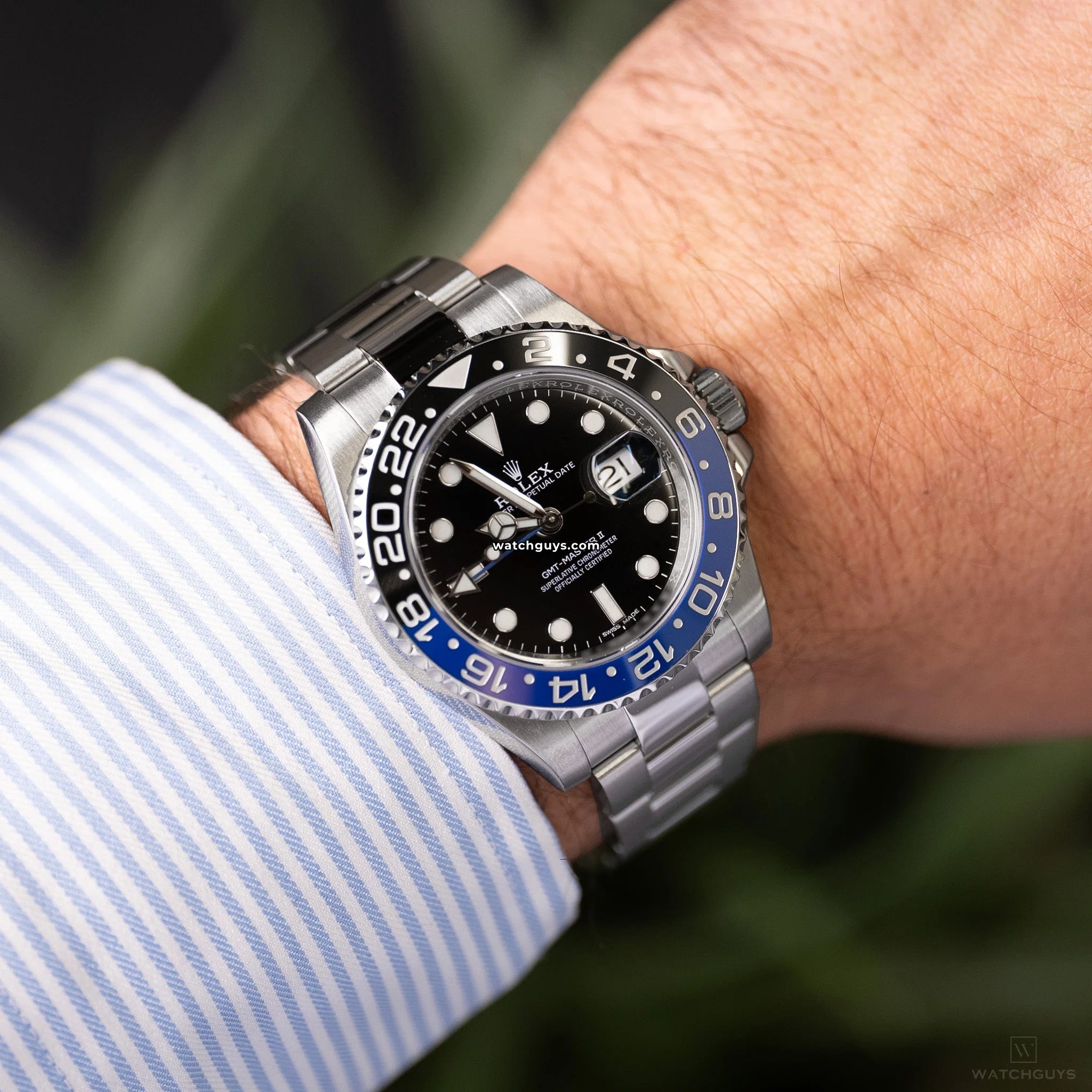 Rolex GMT Master II 116710BLNR Batman Watch - Luxury Swiss Automatic Men's Timepiece with Blue & Black Ceramic Bezel - Perfect for Travel, Business & Collectors