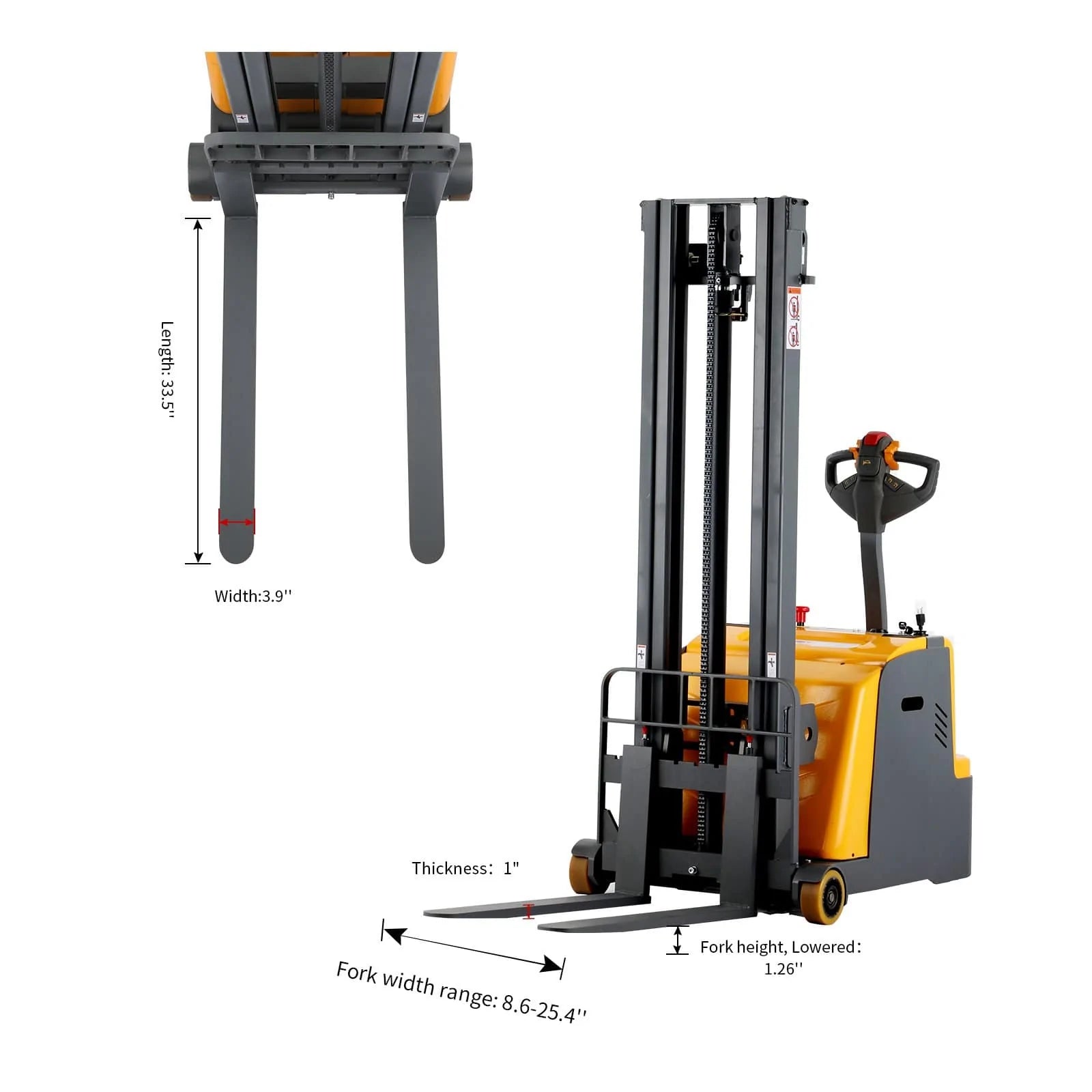 Apollolift A 3031 Electric Counterbalance Stacker - 118