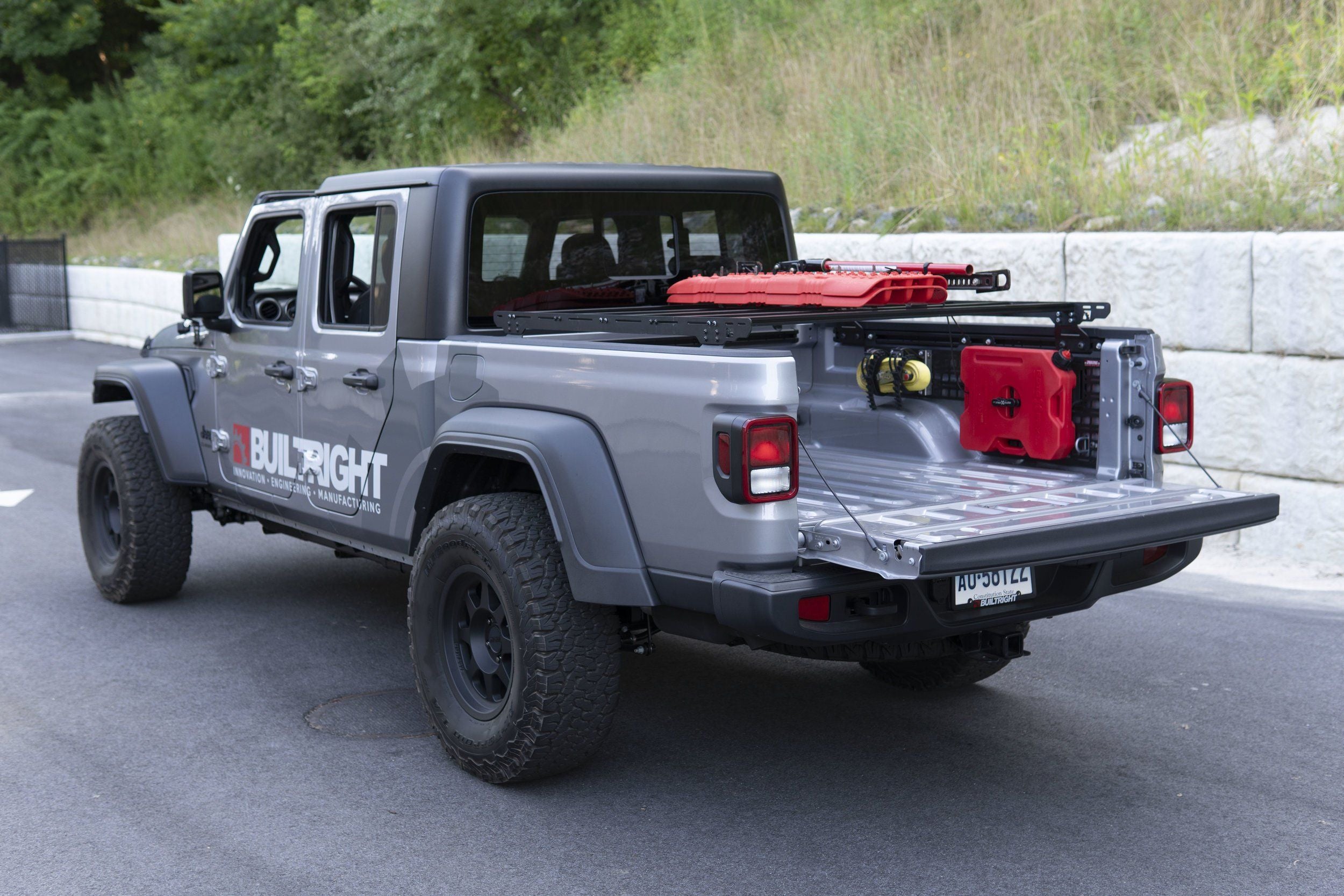 2024 Jeep Gladiator (JT) Bedside Rack System - 4 Piece Kit for Cargo Organization & Off-Road Adventures