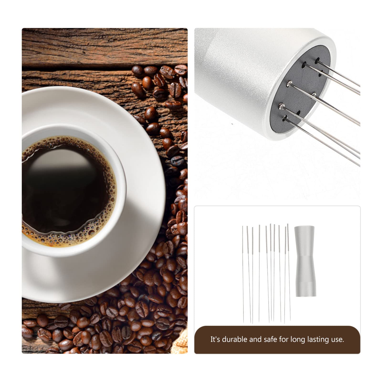 Premium Coffee Stirrers & Espresso Whisk - Barista Tools for Coffee Shops, Cafes & Home Brewing - Durable Stainless Steel Coffee Needle Stirrer & Mixing Tool for Perfect Espresso & Latte Art