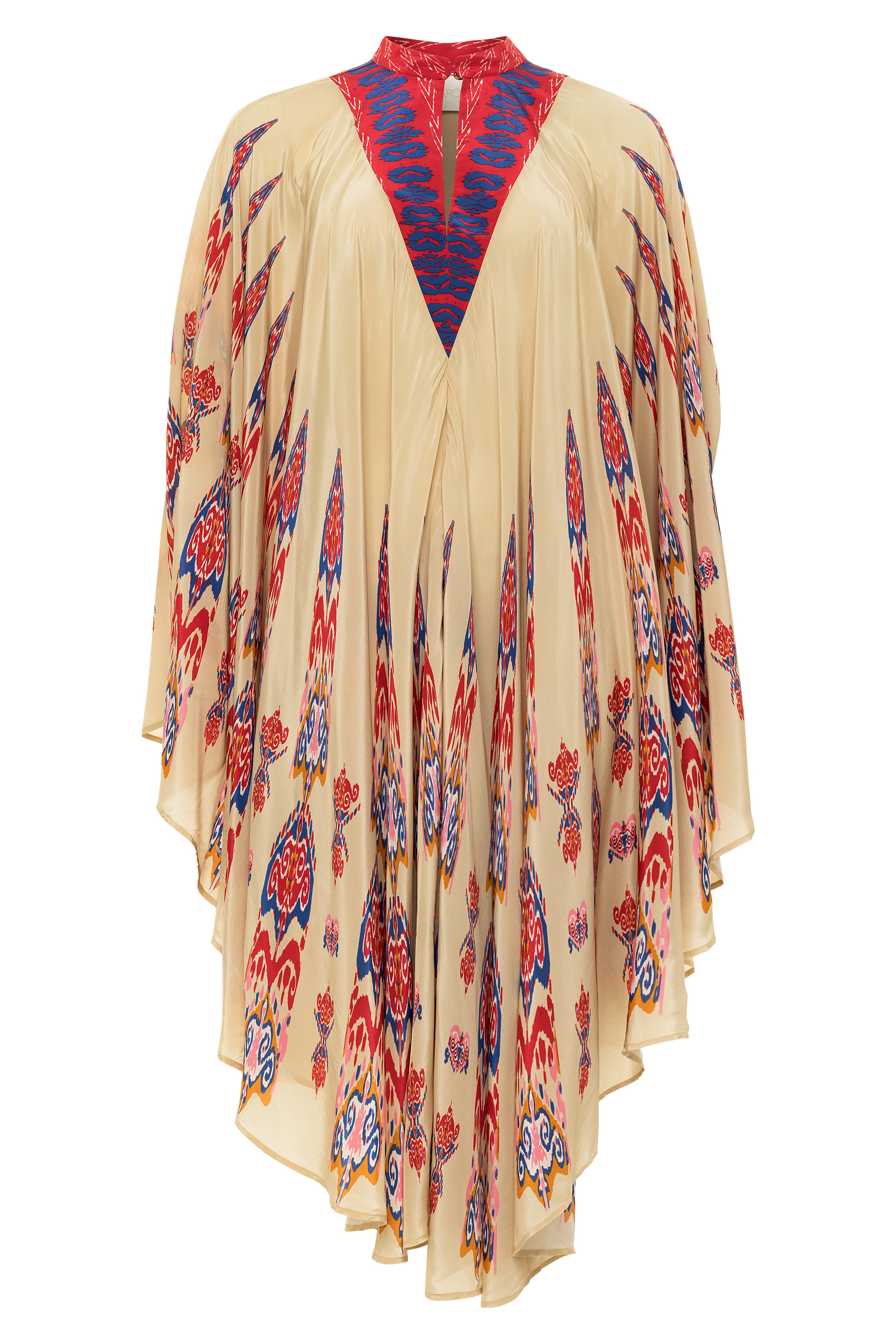 Hamsa Kaftan Dress for Women - Bohemian Maxi Dress with Hand of Fatima Design - Perfect for Beach, Vacation & Summer Outfits