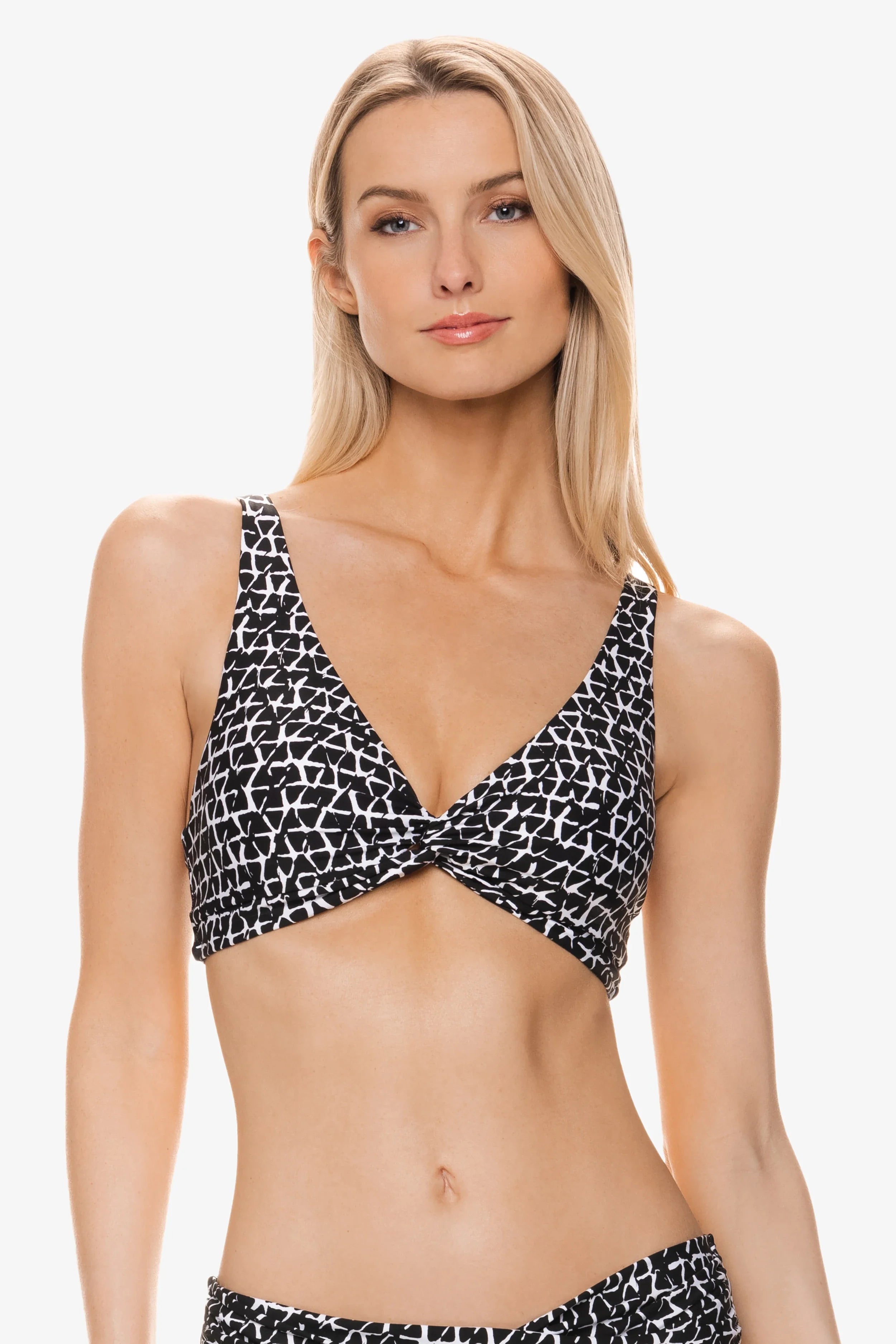 Eden Rock Twist Front Bralette - Comfortable Wireless Lace Bralette for Women | Perfect for Yoga, Lounge & Everyday Wear