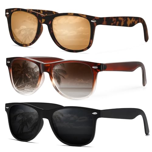 A68-black/Brown Clear Gradient Tea/Leopard Brown