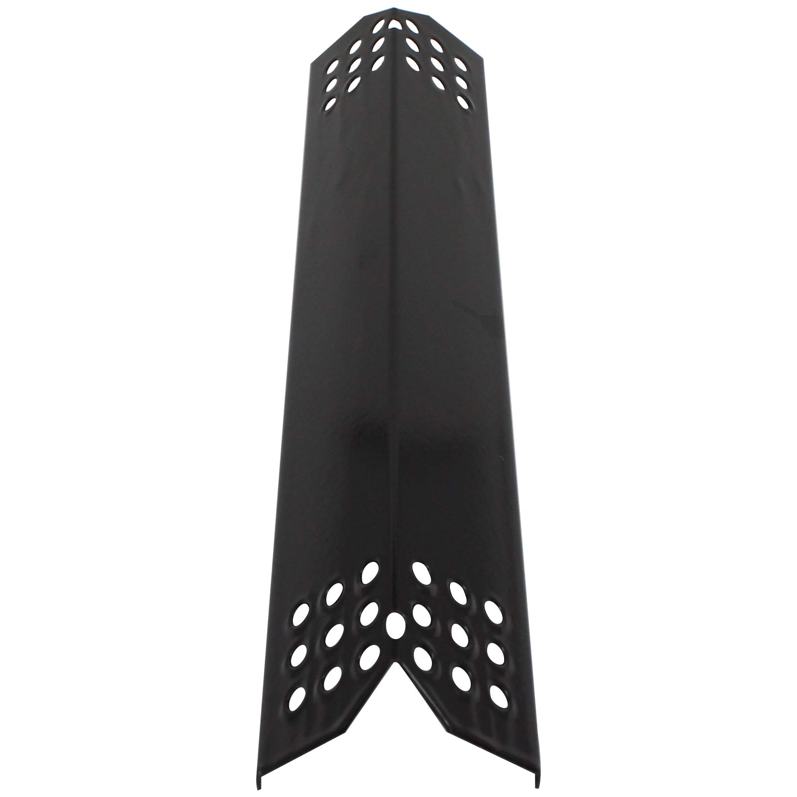 3-Pack BBQ Grill Heat Shield Plate Tent Replacement Parts for Uberhaus 7800003 - Compatible Stainless Steel Flame Tamer, Guard, Deflector, Flavorizer Bar & Burner Cover (14 9/16