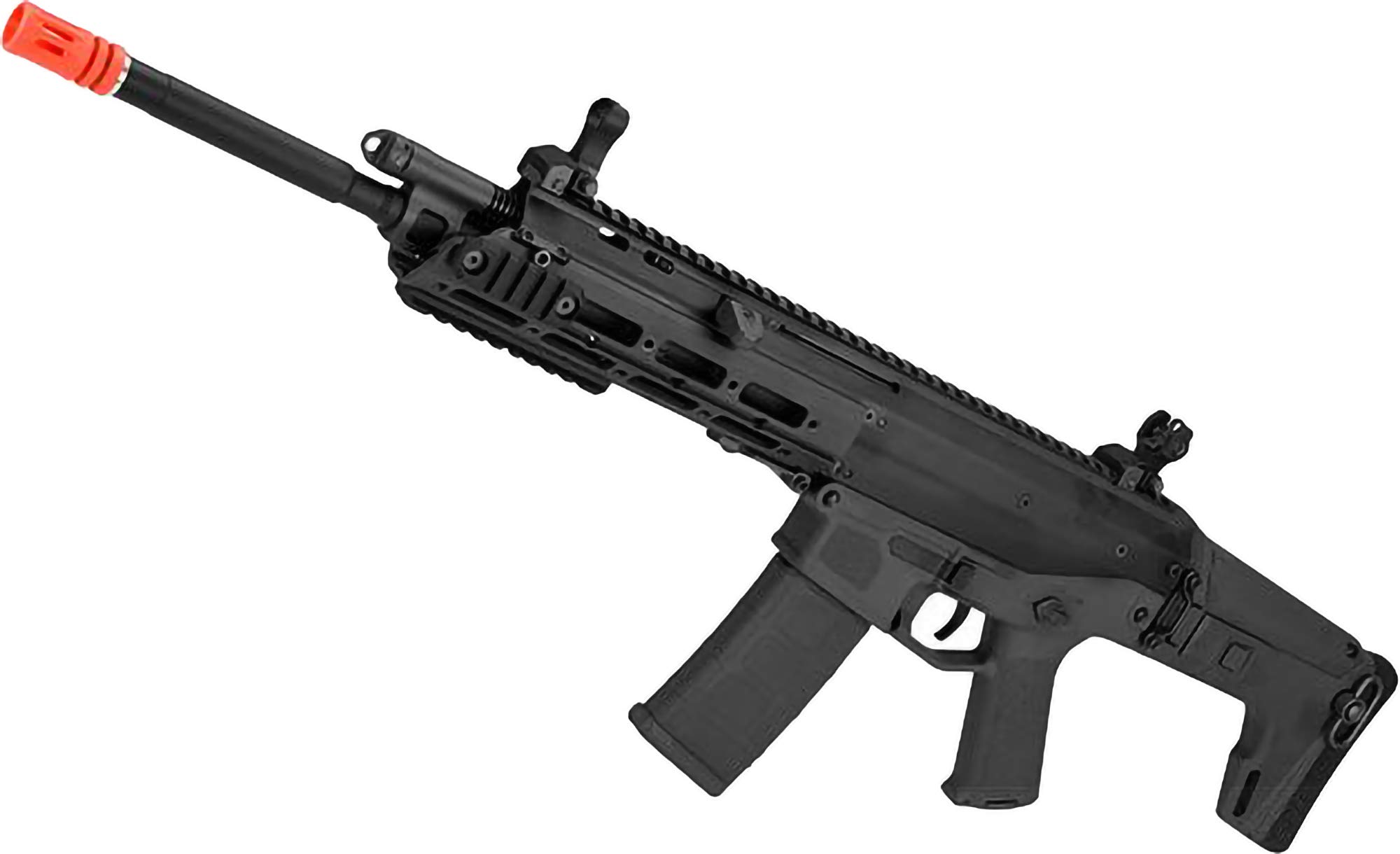 WE-Tech MSK Carbine GBB Airsoft Rifle - Black | Gas Blowback Airsoft Gun for Outdoor Training & Tactical Games | Evike Airsoft