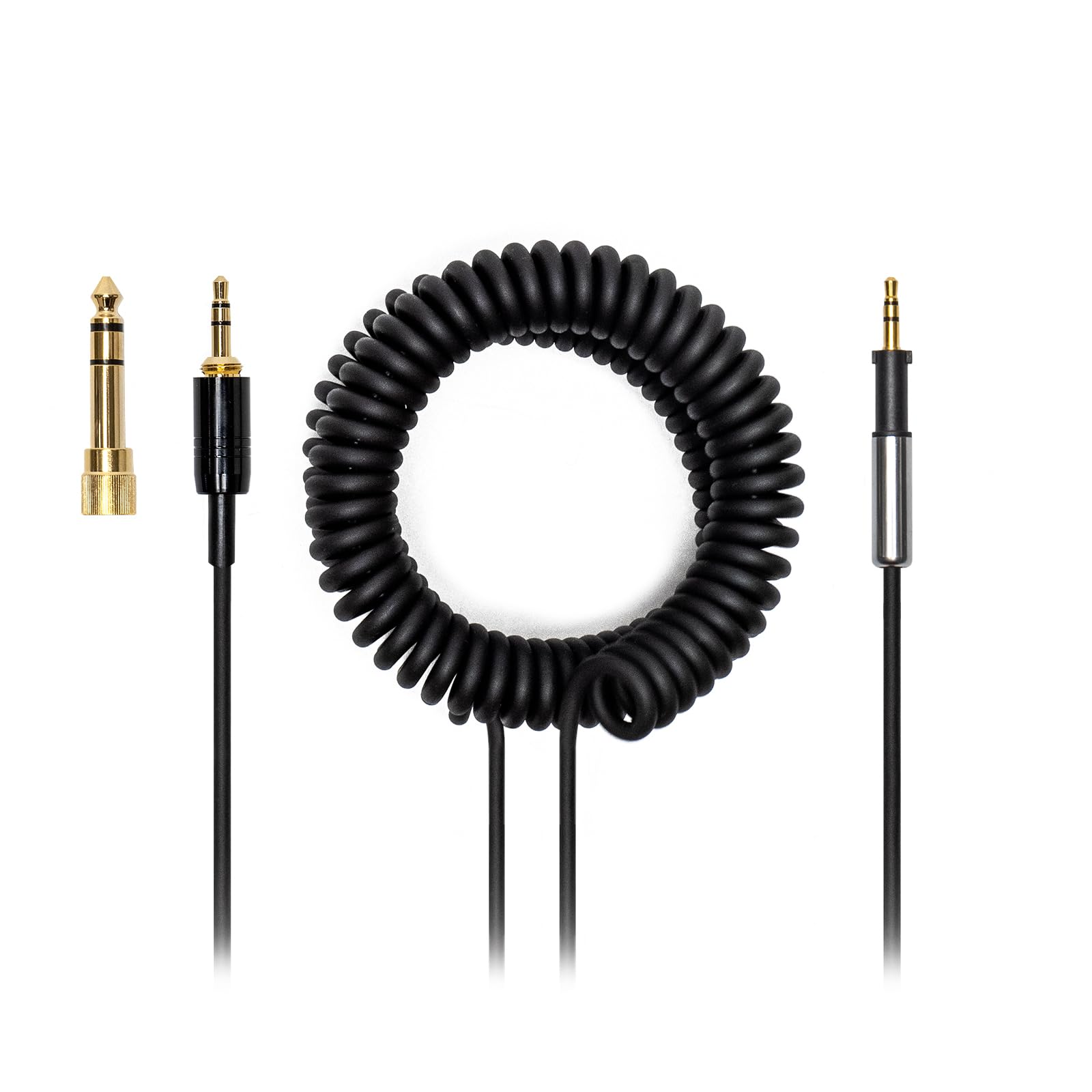 Pioneer HDJ500 HDJ700 HDJ1500 DJ Headphone Replacement Cable - Coiled Spring Audio Cord for Professional DJ Headphones | Perfect for Club Mixing, Live Performances & Studio Recording