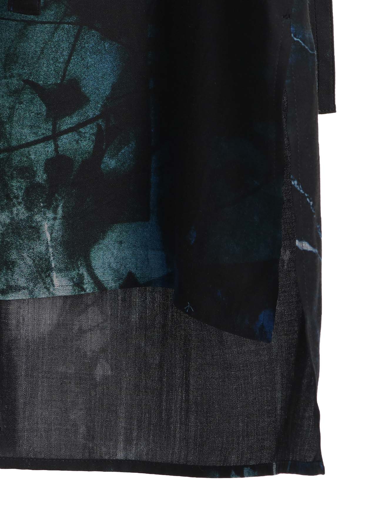 Stylish Cupro Blurry Floral Print Long Sleeve Blouse for Women | Comfortable & Elegant Top for Office, Date Night & Casual Outings