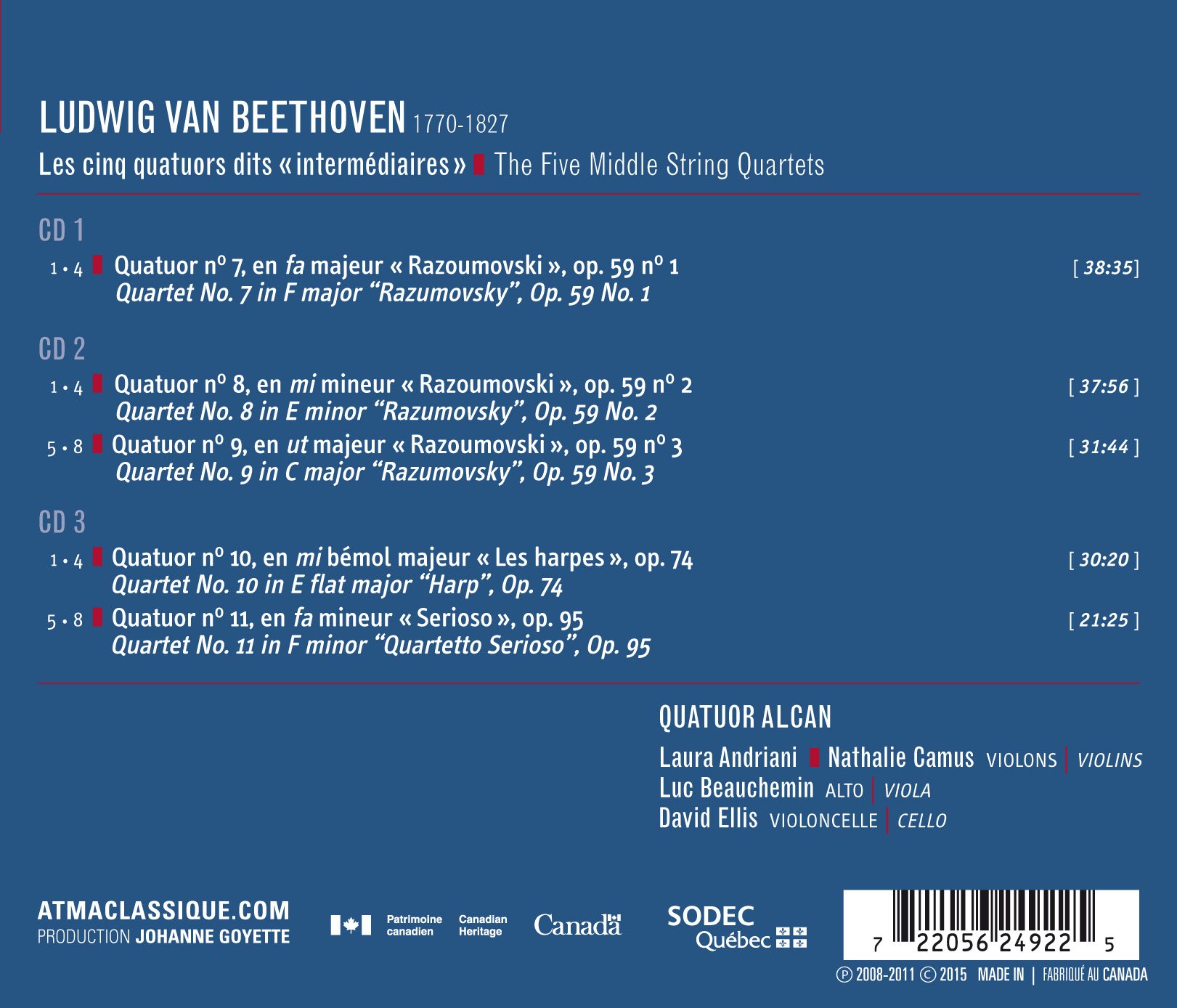 Beethoven String Quartets Vol 2 - Complete Classical Music Collection for Relaxation, Study & Dinner Parties | High-Quality Audio Recording