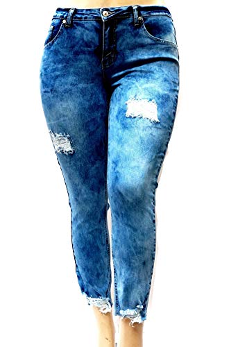 Pasion Ankle Blue Tie Dye F061r