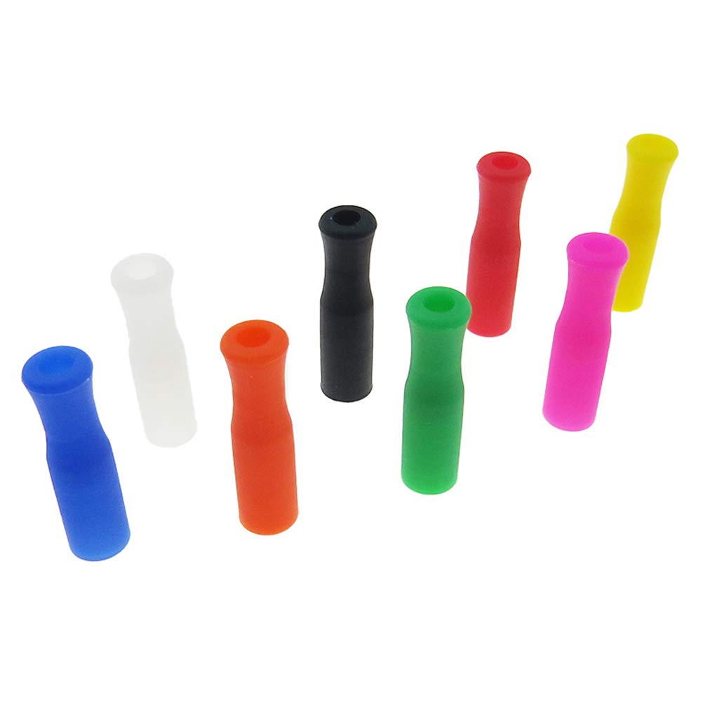 35pcs Reusable Stainless Steel Straws with Silicone Tips - Eco-Friendly Metal Drinking Straws for Smoothies, Iced Coffee & Cocktails - BPA-Free, Dishwasher Safe for Home, Office & Travel Use