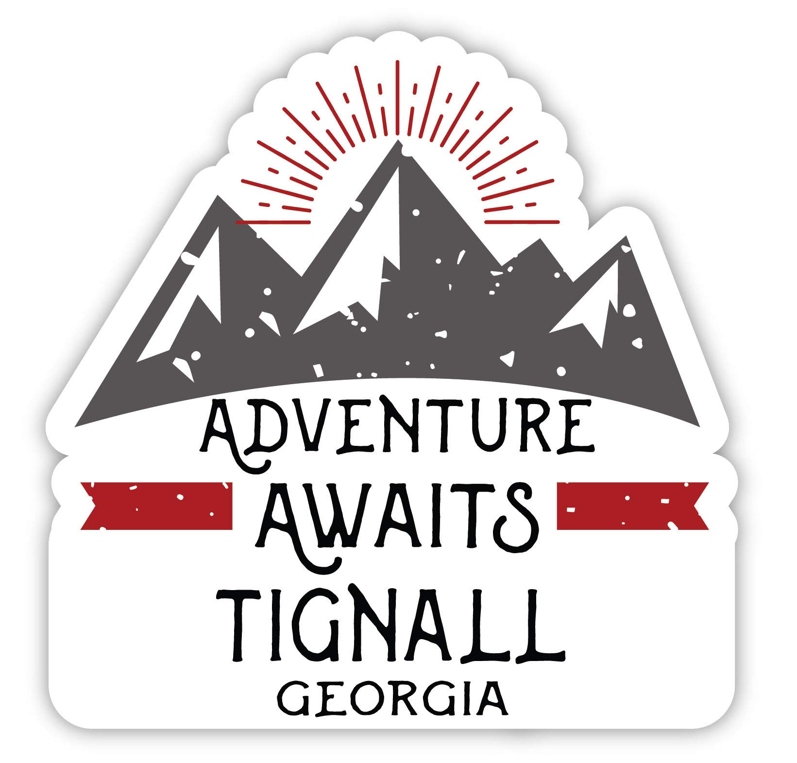 Tignall Georgia Souvenir 4-Inch Fridge Magnet - Adventure Awaits Design - Perfect for Travel Memories & Home Decor