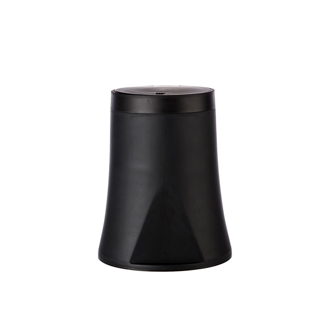 YXD Fashion Push-Lid Trash Can - Semi-Automatic Bag Changer for Office, Home, Kitchen, Bathroom & Bedroom - Durable Plastic Waste Bin (Black) | Perfect for Modern Living Spaces & Workspaces