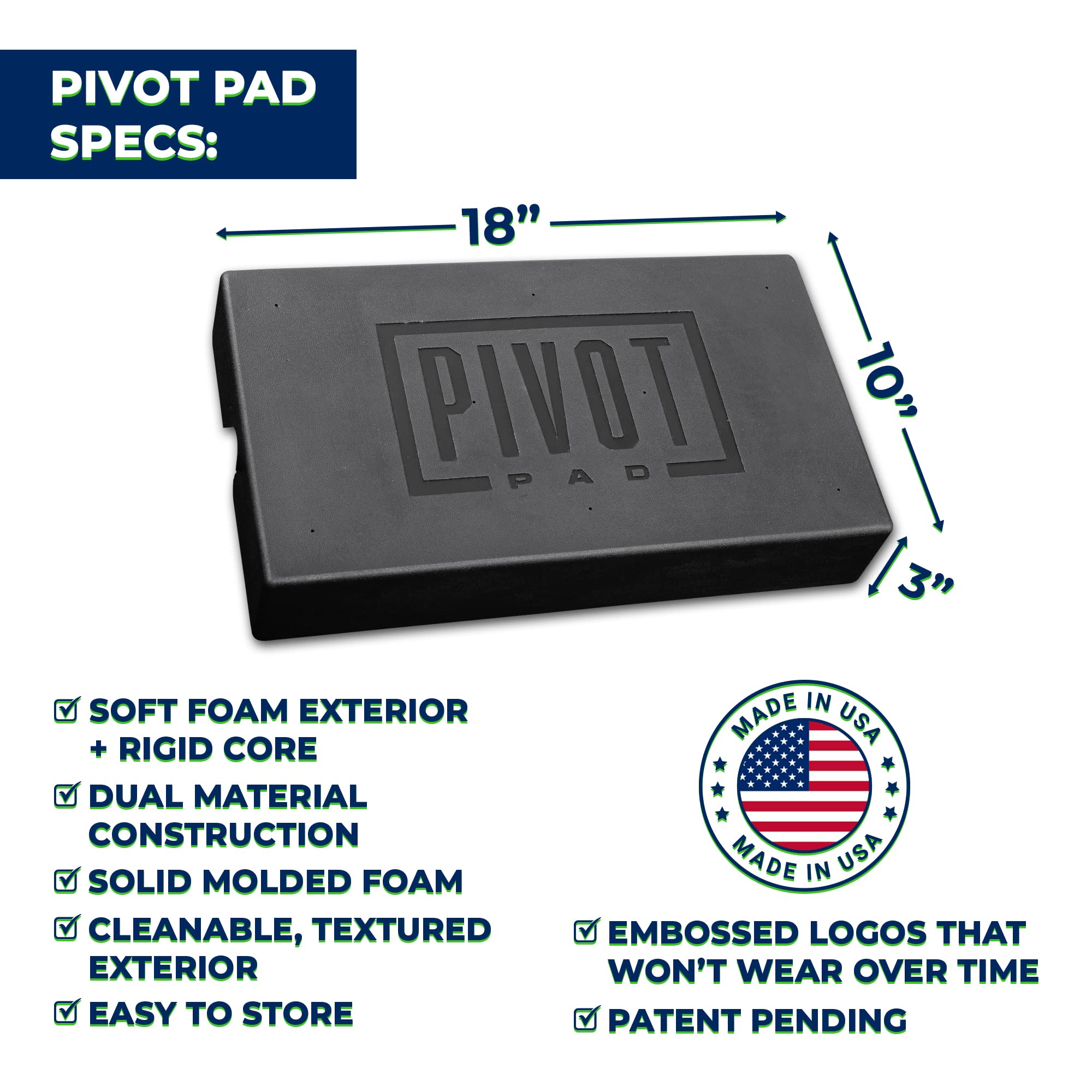 ABMAT Pivot Pad - Premium Gymnastics & CrossFit Handstand Support for Training - Ideal for Home Gym, Yoga, and Fitness Workouts