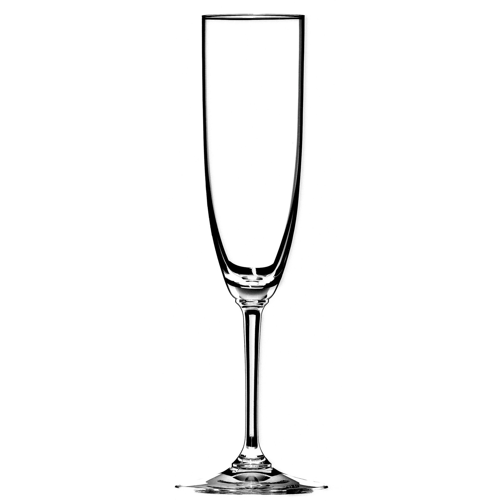 Riedel VINUM Crystal Champagne Flutes - Set of 6 Elegant Stemware Glasses for Celebrations, Weddings & Fine Dining