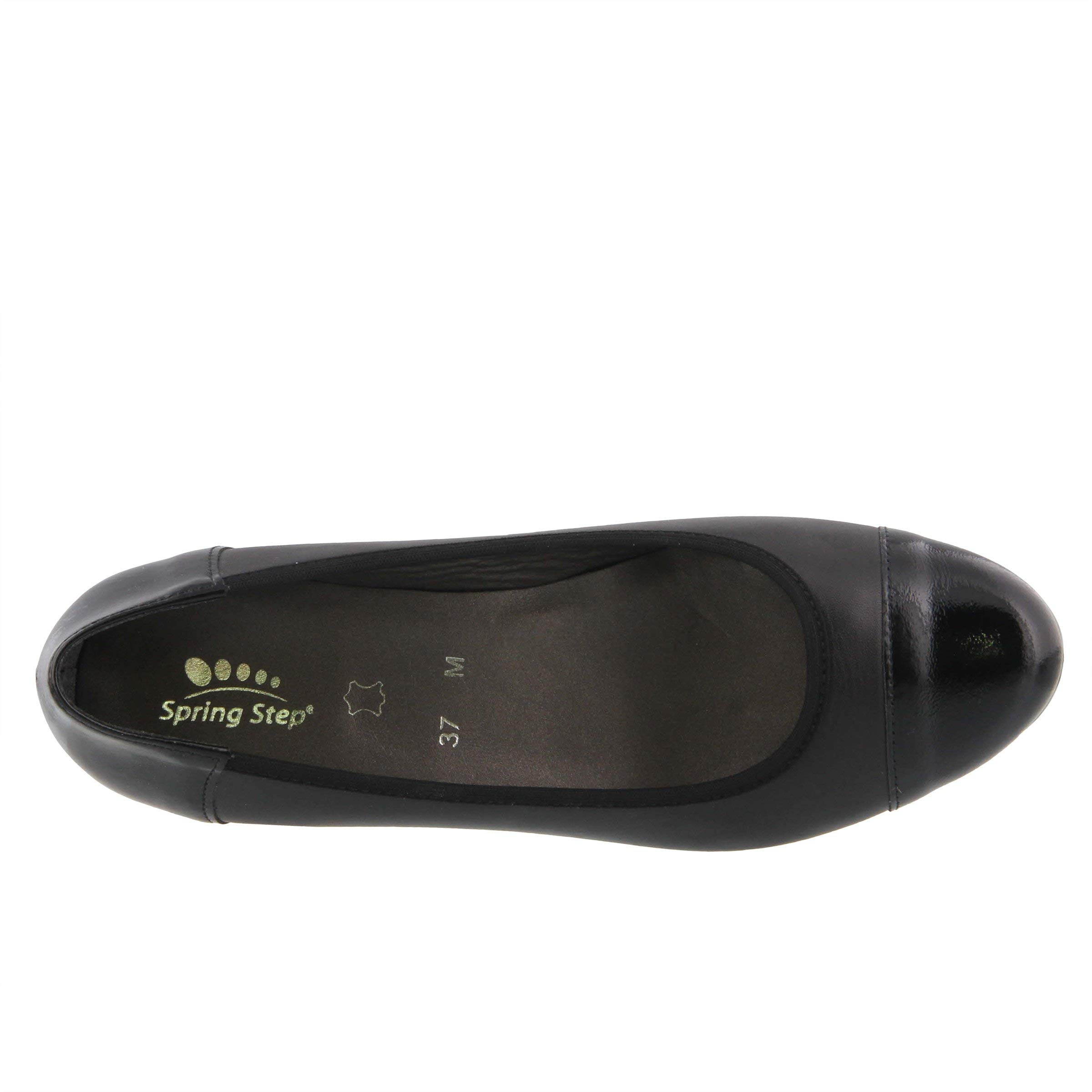 Spring Step Women's Norma Pump - Comfortable Black Heels for Work, Office & Dressy Occasions | Slip-Resistant & Cushioned for All-Day Wear