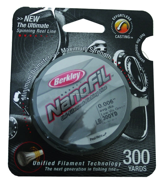Berkley Nanofil Uni Filament Fishing Line - High Performance Braided Line for Freshwater & Saltwater Fishing - Perfect for Bass, Trout, and Walleye Anglers
