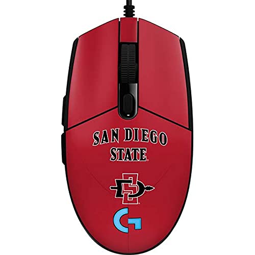 Logitech G203 Prodigy RGB Wired Gaming Mouse Skin - Officially Licensed San Diego State Aztecs Design | Custom Decal Cover for Enhanced Grip & Protection | Perfect for Gaming, Work & School