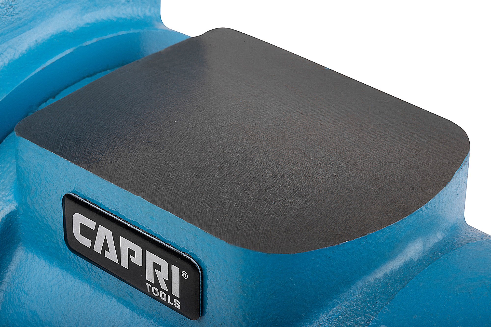 Capri Tools 10518 5-Inch Rotating Base & Head Bench Vise - Heavy Duty Swivel Workbench Clamp for Woodworking, Metalworking & DIY Projects