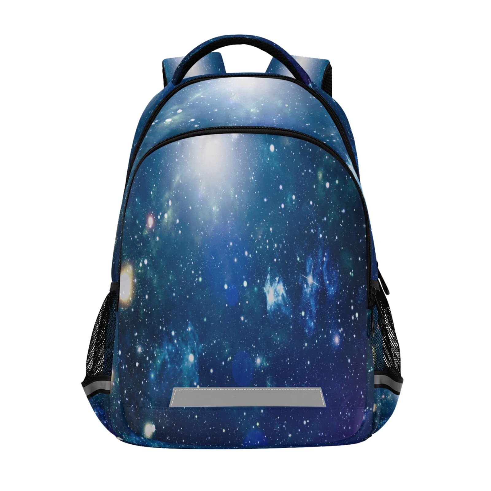 Starry Outer Space Kids Backpack for Boys & Girls - Lightweight Preschool Bookbag with Chest Strap, Durable School Backpack for Kindergarten & Elementary Students - Perfect for School, Travel & Daily Use