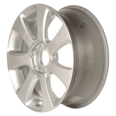 2011-2013 Hyundai Elantra OEM Silver Wheel Rim ALY070807 (529103X350) - Perfect Fit Replacement for Damaged or Upgraded Wheels - Ideal for City Driving and Road Trips