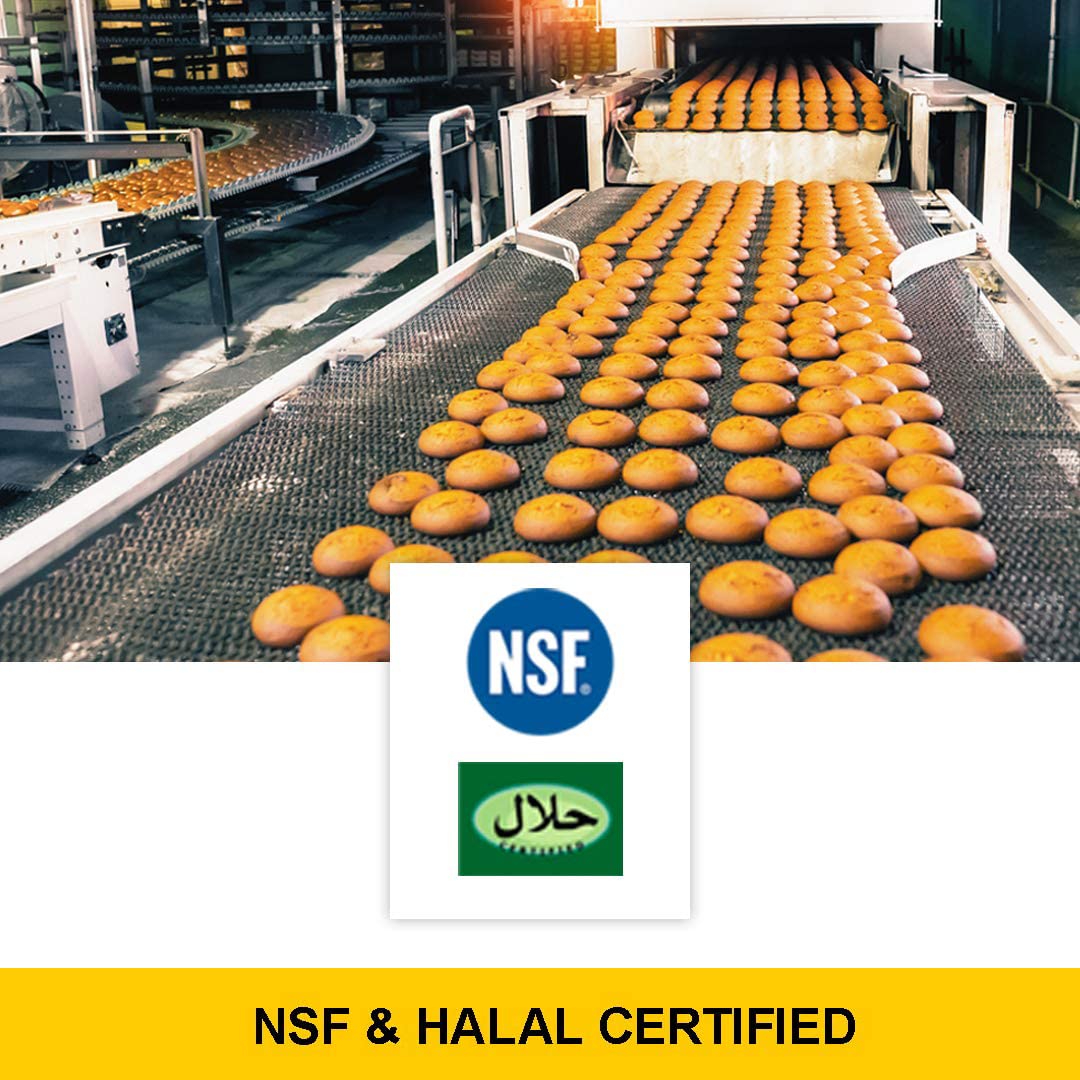 Premium Food Grade Hydraulic Oil 68 | NSF H1 Certified Fully Synthetic Blend | Kosher & Halal Approved Industrial Hydraulic Fluid | 5 Gallon Pail | USA Made | Ideal for Food Processing Equipment, Packaging Machinery & Industrial Hydraulic Systems | Comparable to LUBRIPLATE, Petro-Canada & Kluber