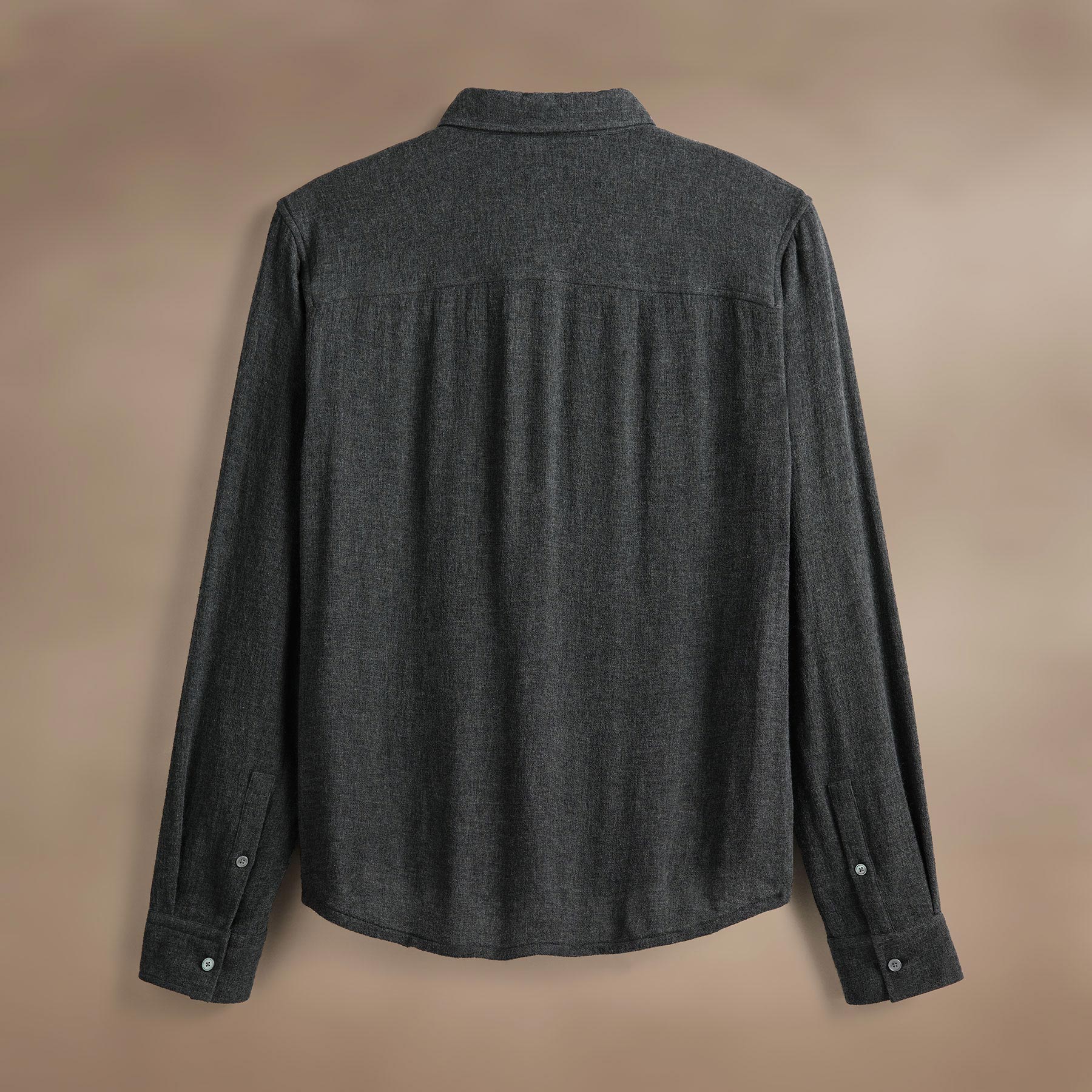 Premium Solid Viscose Wool Shirting Fabric - Anthracite Gray for Dress Shirts & Tailoring - Perfect for Business Attire & Formal Wear