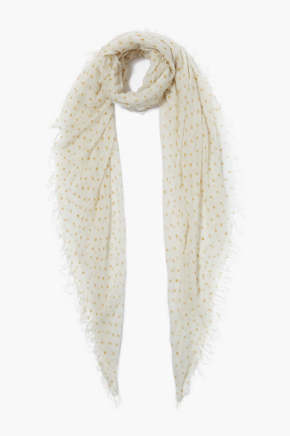 Luxury Honey Dot Cashmere Silk Scarf for Women - Soft Winter Fashion Accessory - Perfect for Office, Travel & Gift Giving