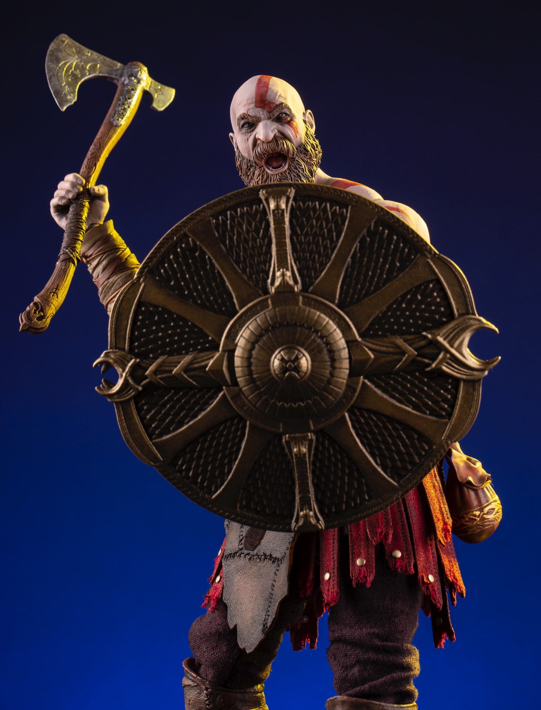God of War Kratos 1/6 Scale Deluxe Collectible Action Figure - Premium Gaming Statue for Display & Collection - Perfect for Gamers & Collectors