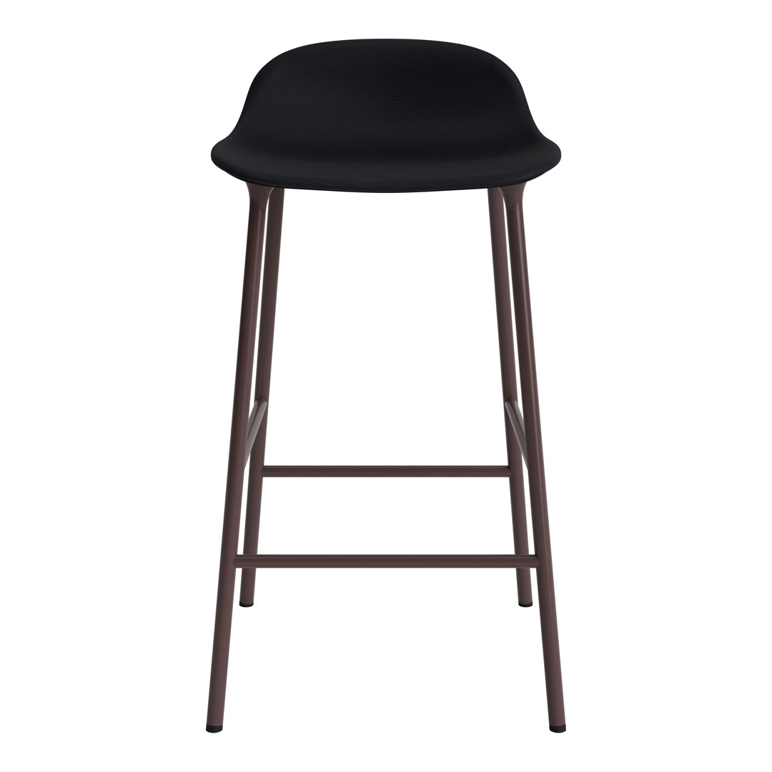 Modern Form Counter Stool with Sturdy Metal Legs & Comfortable Upholstered Seat - Perfect for Kitchen Islands, Breakfast Bars & Home Decor