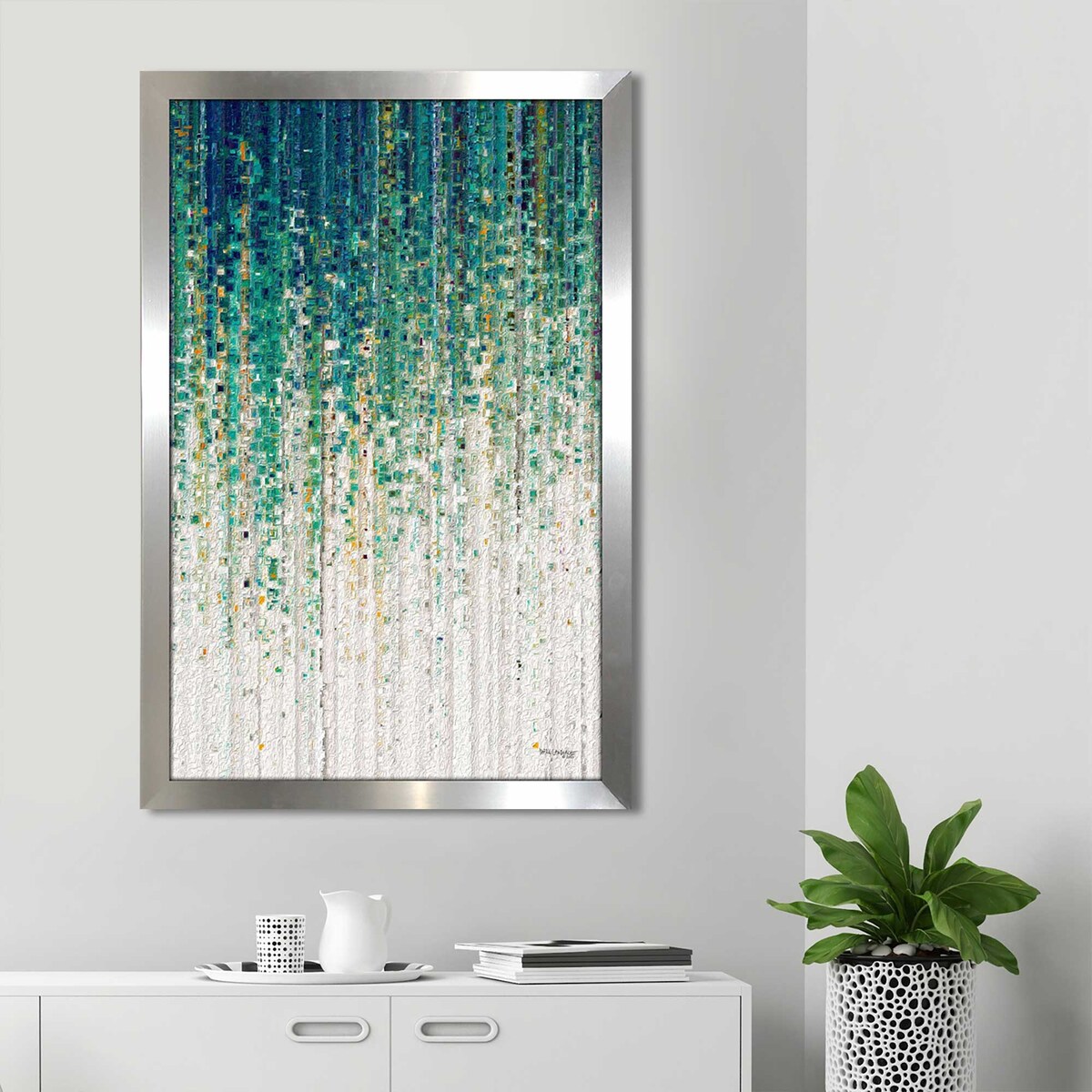 Abundant Grace by Mark Lawrence - 1 Timothy 1:14 Bible Verse Print on Acrylic - Inspirational Christian Home & Office Wall Decor