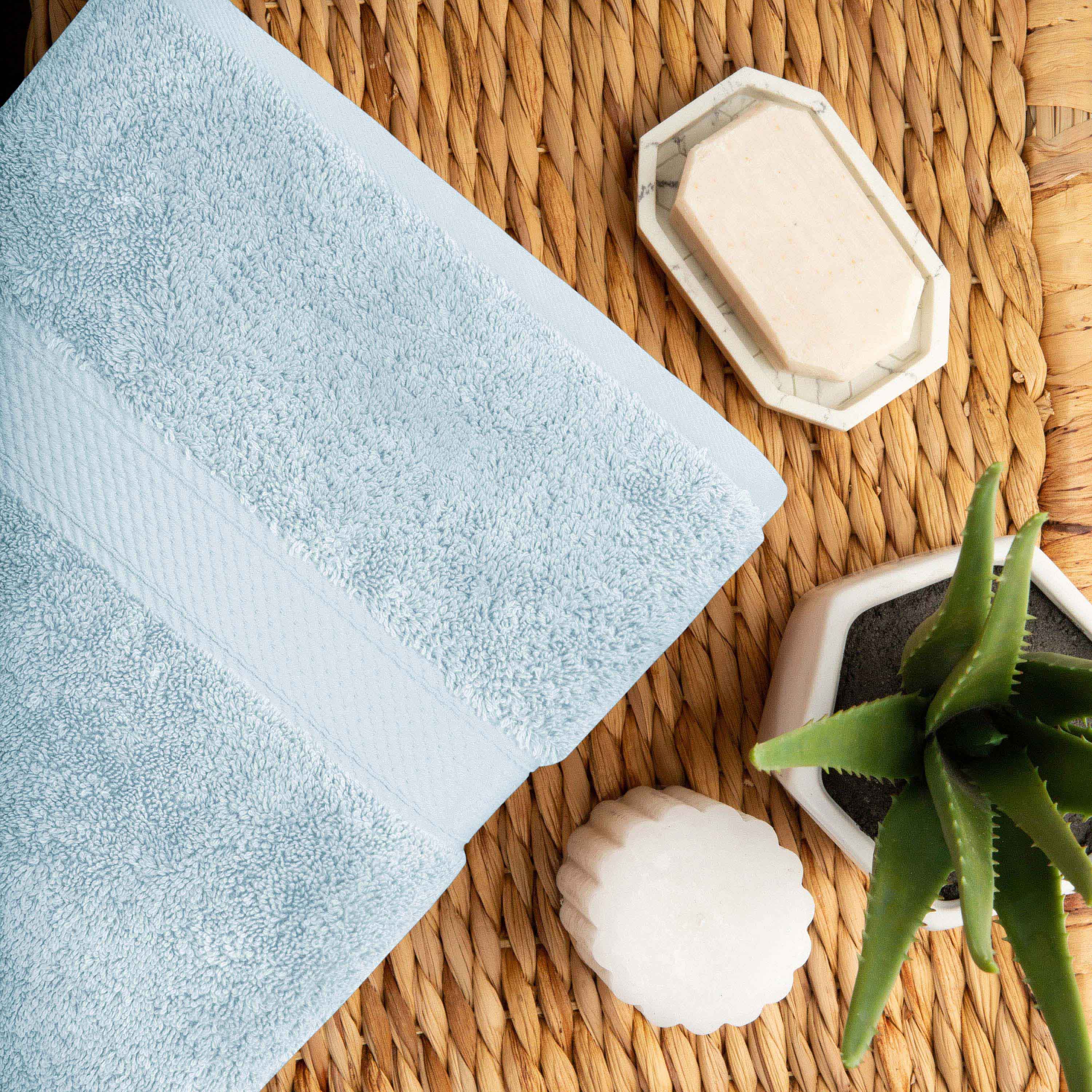 Premium Egyptian Cotton 10-Piece Towel Set - Ultra Soft, Heavyweight & Plush for Bath, Spa & Luxury Home Use
