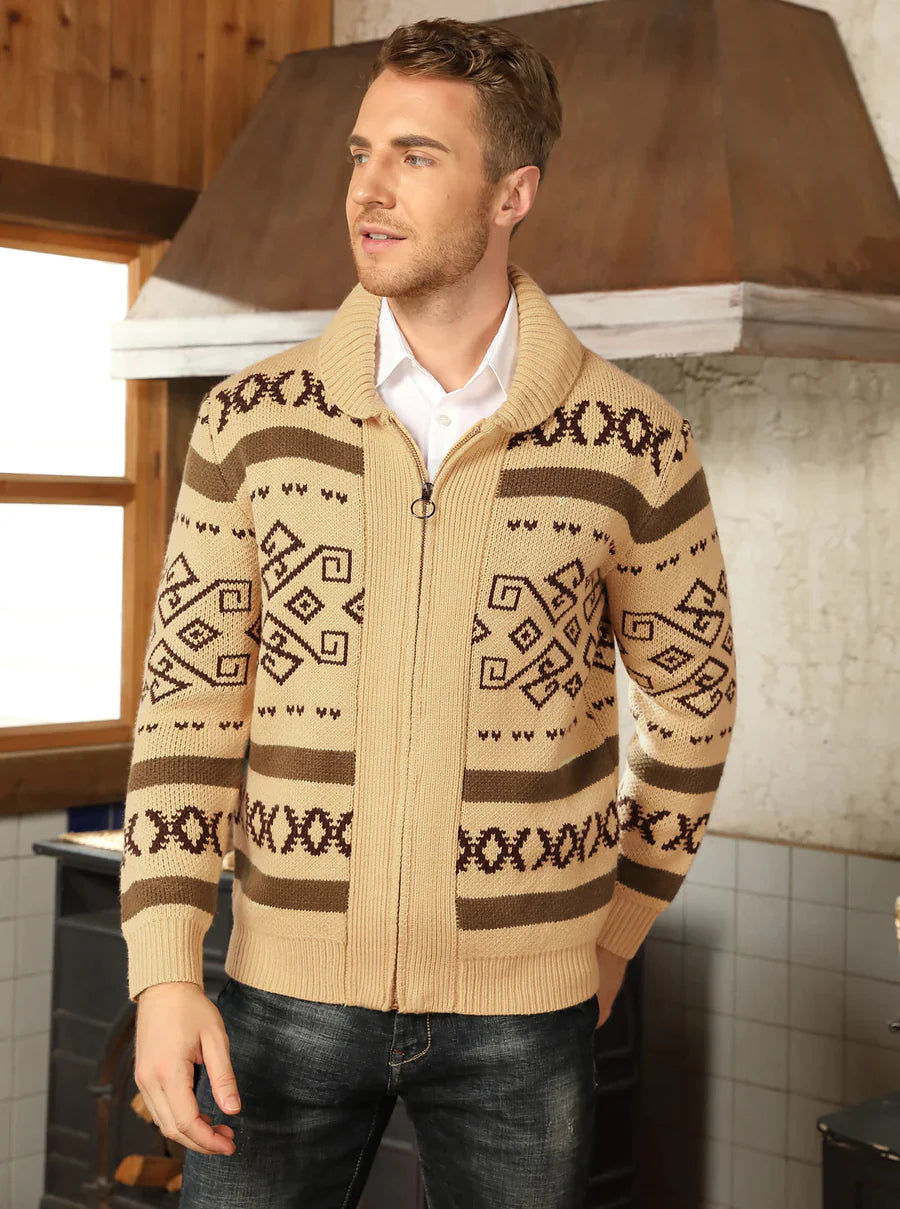 Men's Casual Button Down Knitted Cardigan Sweater for Winter Warmth - Perfect for Office, Date Night & Outdoor Activities