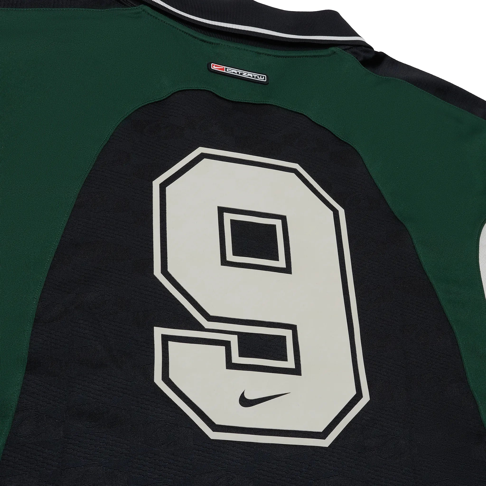 Corteiz x Nike NRG Jersey - Black & Forest Green Men's Sports Top for Running, Gym & Streetwear Fashion
