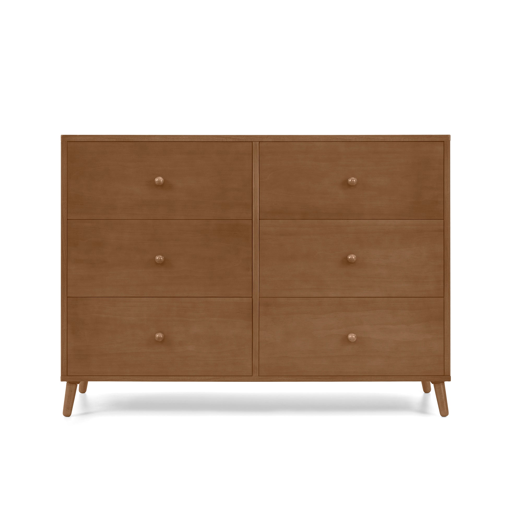 Essex 6 Drawer Dresser with Interlocking Drawers - Sturdy Bedroom Storage Furniture for Organizing Clothes & Accessories | Perfect for Master Bedroom, Guest Room & Dormitory