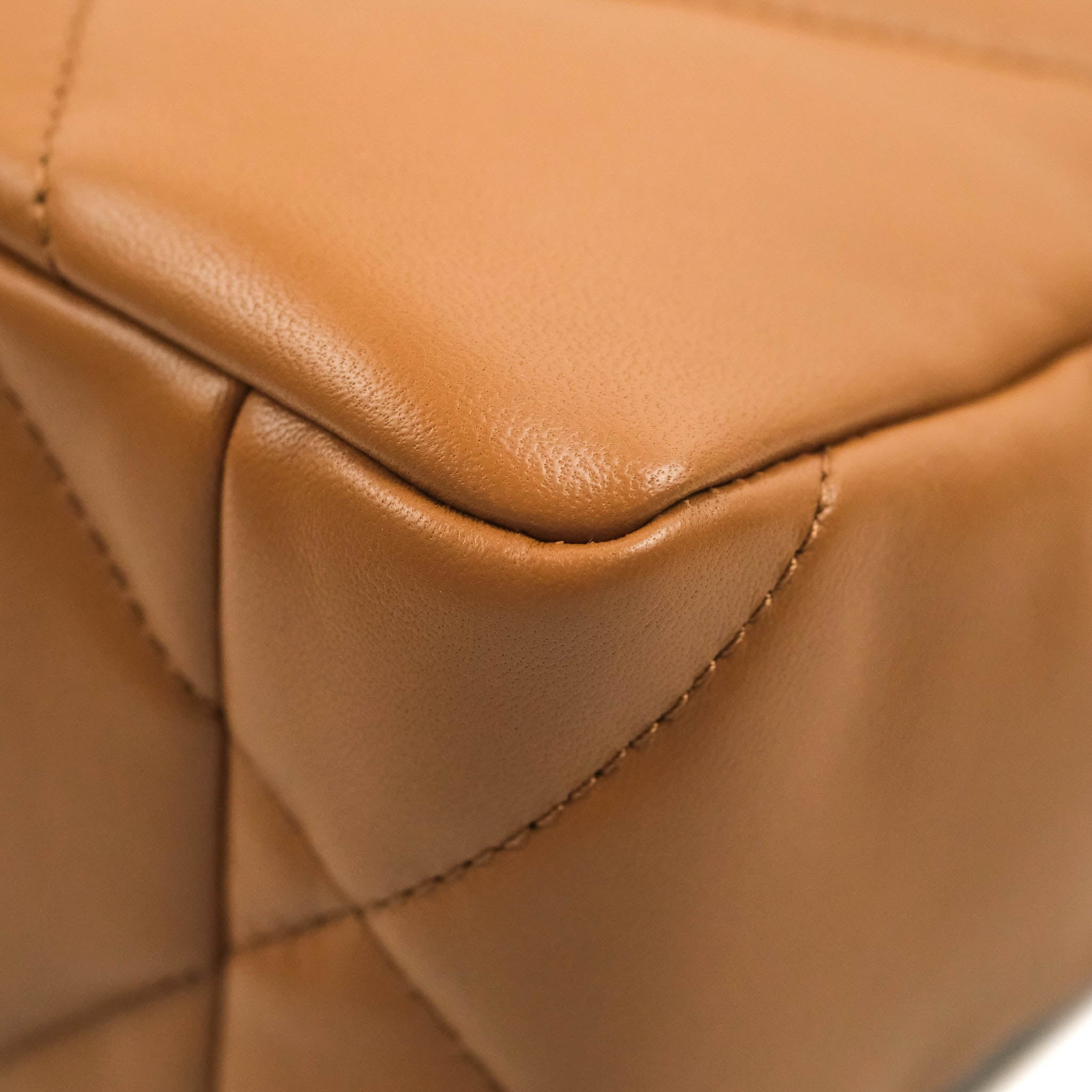 Chanel 19 Small Handbag in Caramel Dark Beige Lambskin Leather with Mixed Hardware | 21K Collection | Perfect for Everyday Luxury & Special Occasions