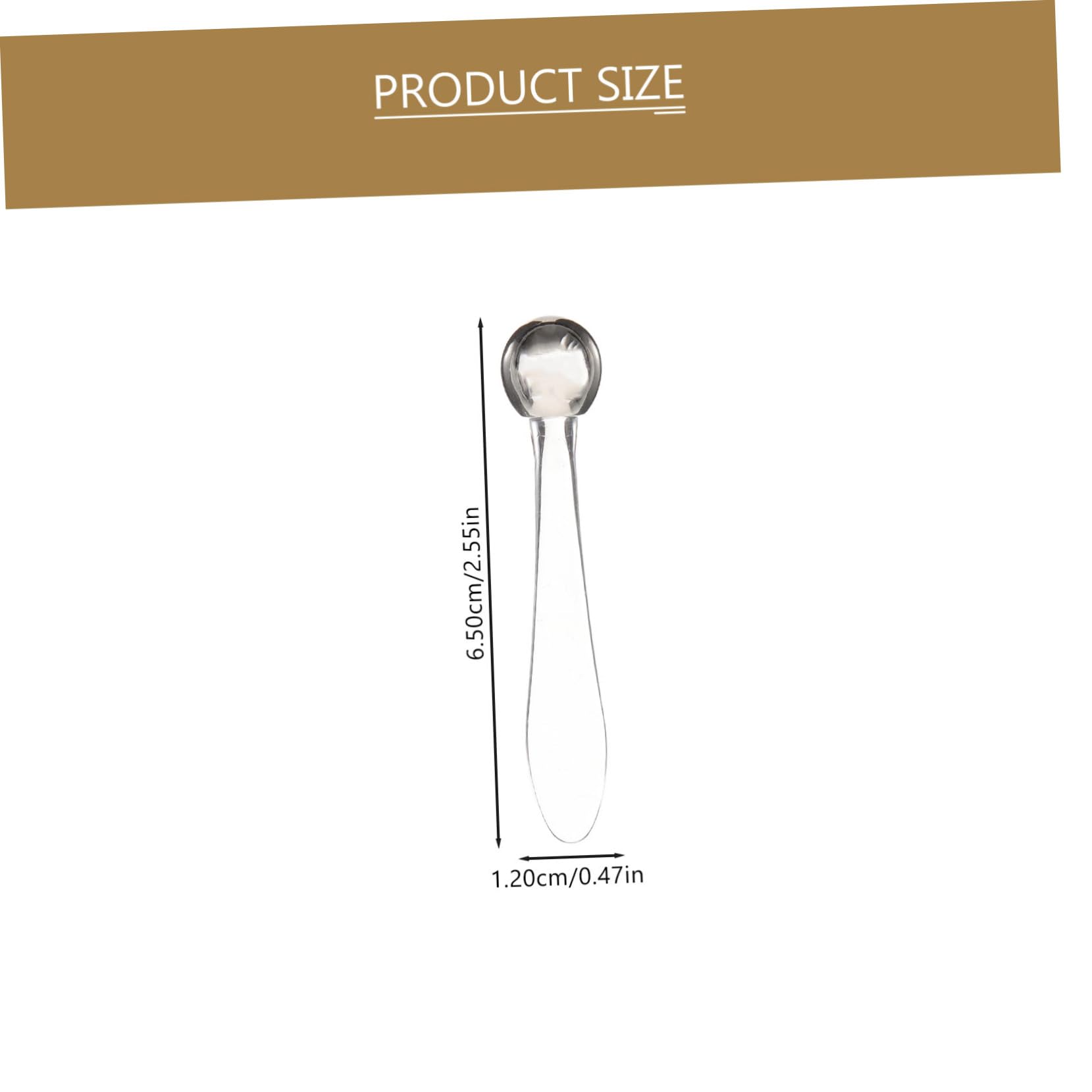 FOMIYES Metal Cosmetic Spatula - Mini Makeup & Skincare Applicator for Face Cream, Essence, and Beauty Products - Perfect for Precise Application and Hygiene in Your Daily Skincare Routine