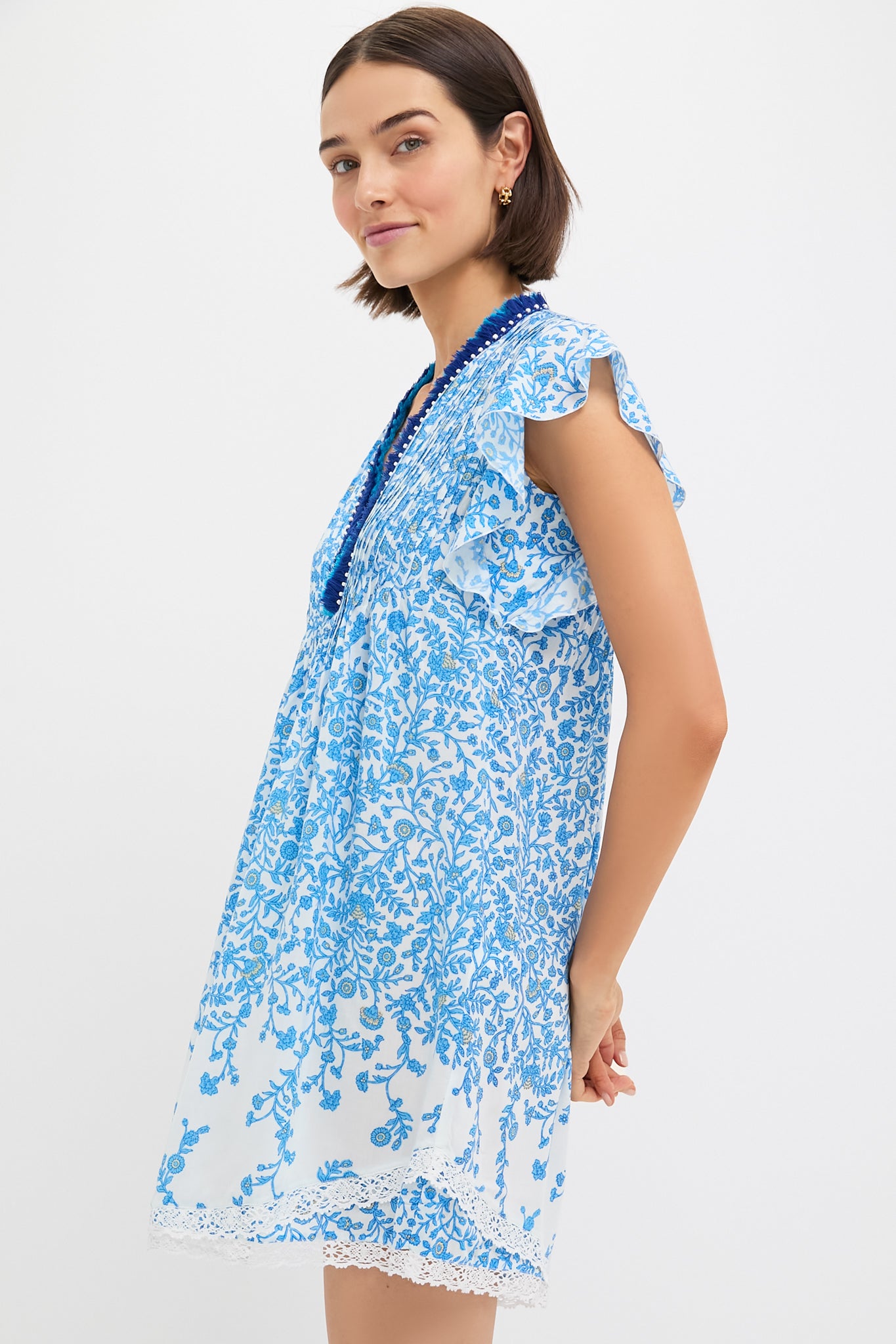 Blue Lazuli Sasha Mini Dress - Elegant Women's Party Cocktail Dress for Evening Events, Date Nights & Special Occasions