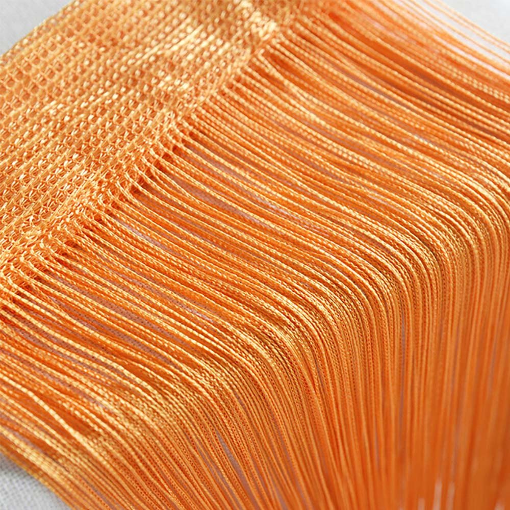 Window Curtains & Patio Door Screens - Fly Mesh Net with Fringe String for Room Dividers & Home Decor (One Size) - Perfect for Living Room, Bedroom & Outdoor Spaces