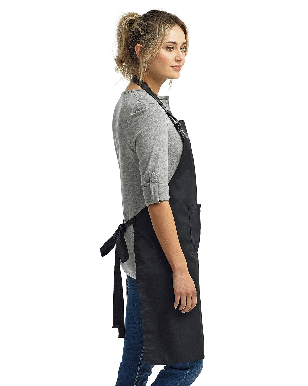 Reprime RP123 Artisan Collection Espresso Bib Apron - Premium Barista Apron for Coffee Shops, Cafes & Home Brewing