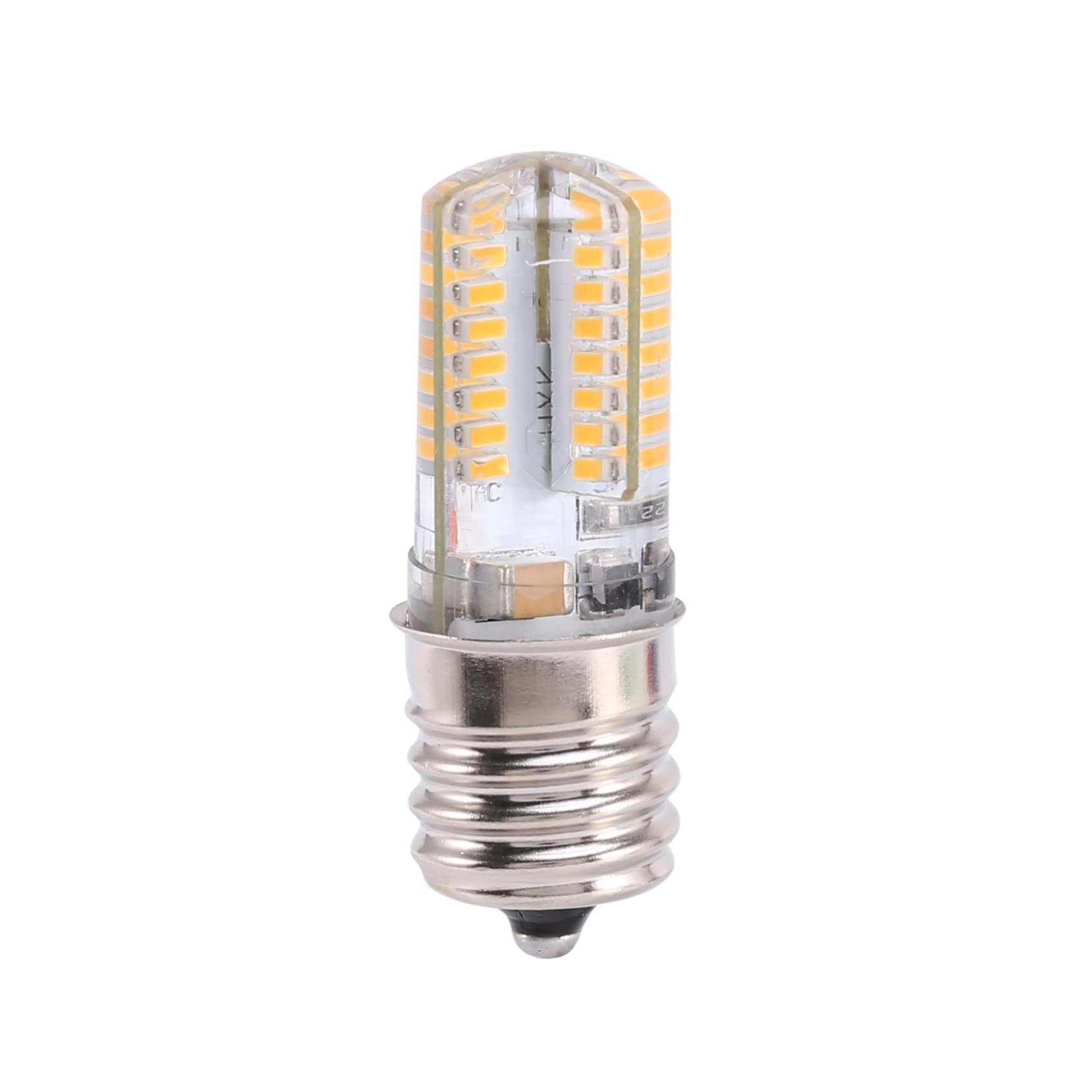 MAKAA E17 Socket 5W 64 LED Light Bulb 3014 SMD Warm White 110V-220V - Perfect for Chandeliers, Night Lights, and Decorative Lighting
