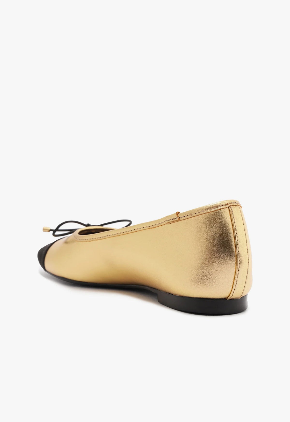 Arissa Women's Metallic Leather Ballet Flats - Comfortable & Stylish for Work, Travel & Everyday Wear