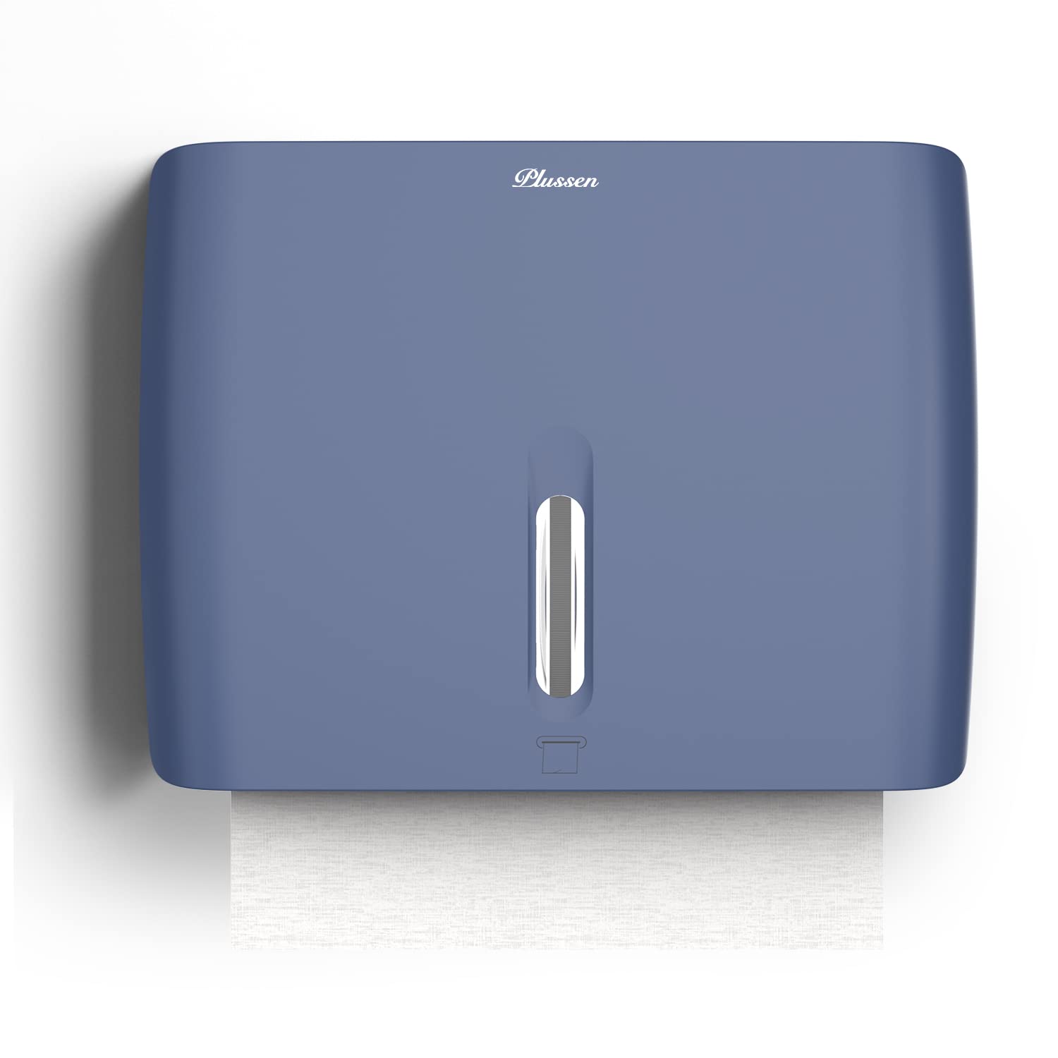 Wall Mount Paper Towel Dispenser - No Drill Adhesive Installation, Holds 200+ Z-Fold/Tri-Fold Towels for Bathroom, Kitchen & Office Use
