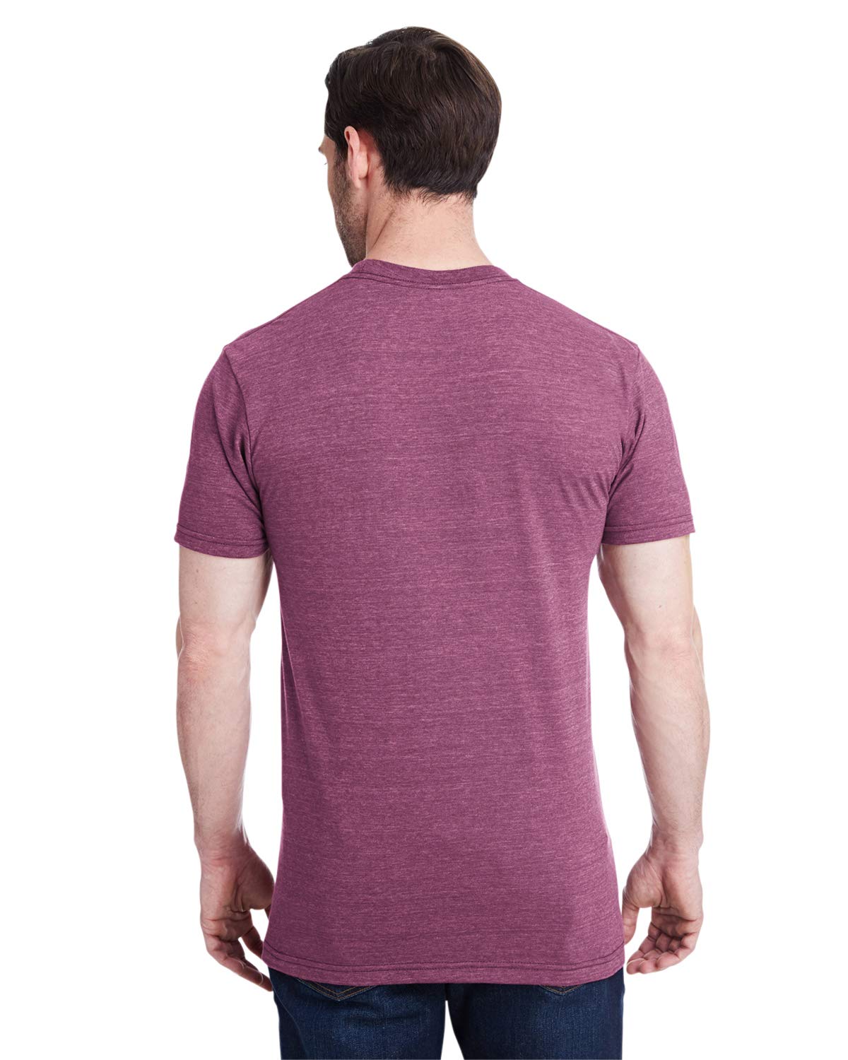 Bayside Apparel USA-Made Tri-Blend Crew Neck T-Shirt for Men & Women | Soft Comfortable Casual Tee | Perfect for Everyday Wear, Gym & Lounge