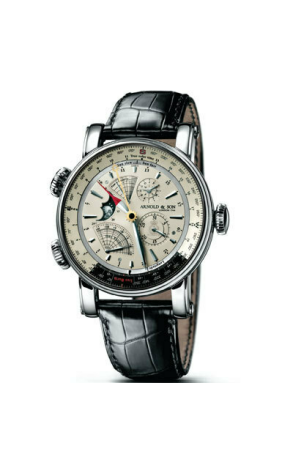 Arnold & Son Grand Complications True North Perpetual 18K White Gold Men's Luxury Watch - Perfect for Formal Events, Business Meetings & Collector's Showcase