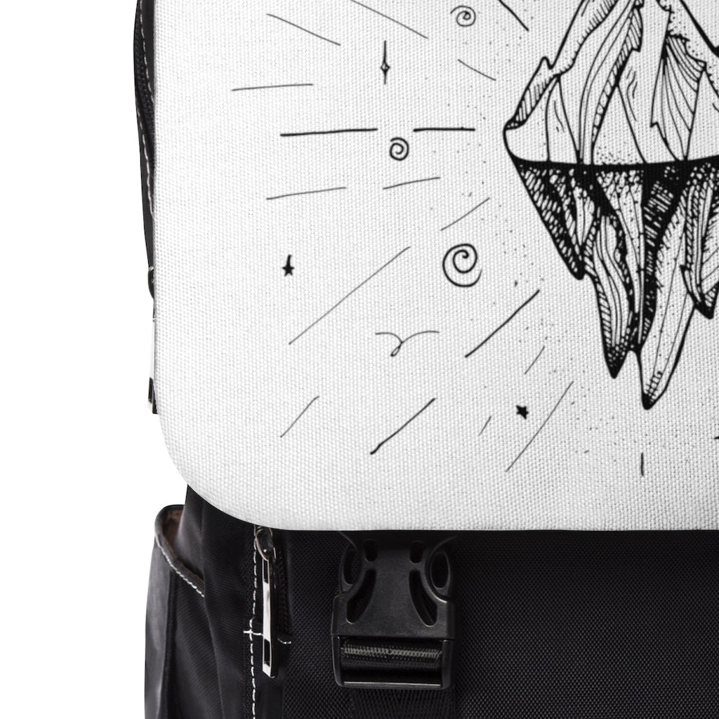 Stylish Unisex Abstract Print Backpack - Laptop Bag for Women & Men - Perfect for Work, School & Travel