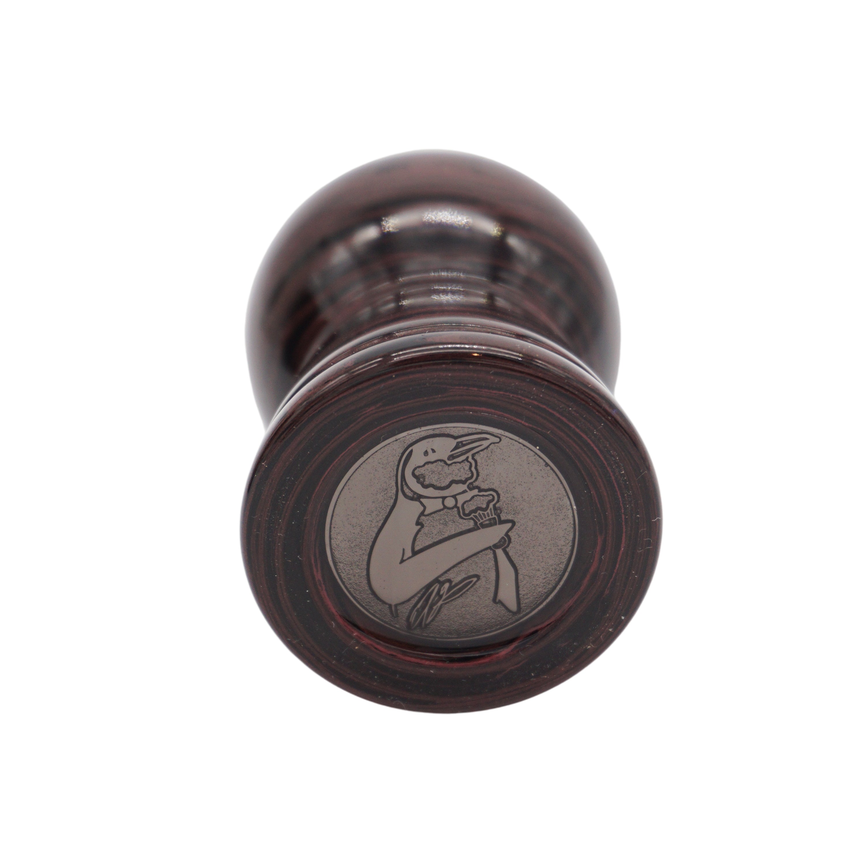 Premium Handmade Raspberry Ebonite Shaving Brush Handle - Compatible with 24mm & 26mm Knots - Perfect for Wet Shaving, Grooming Kits & Luxury Men's Gifts