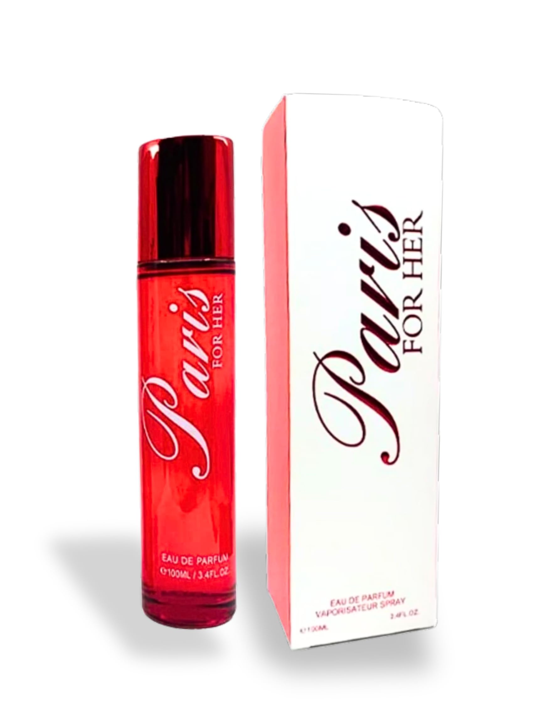 Paris for Her Eau de Parfum 3.4oz - Floral Chypre Fragrance for Women | Evening & Date Night
