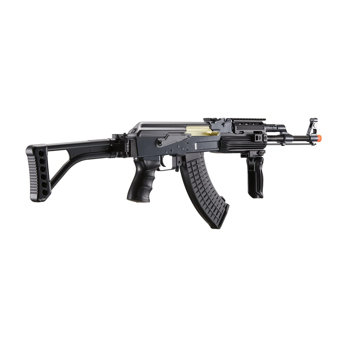 365 FPS DE Airsoft AK-47 AEG Rifle with Side Folding Stock - Includes Battery & Charger (Black) | Perfect for Tactical Training, Airsoft Games & Outdoor Shooting Practice
