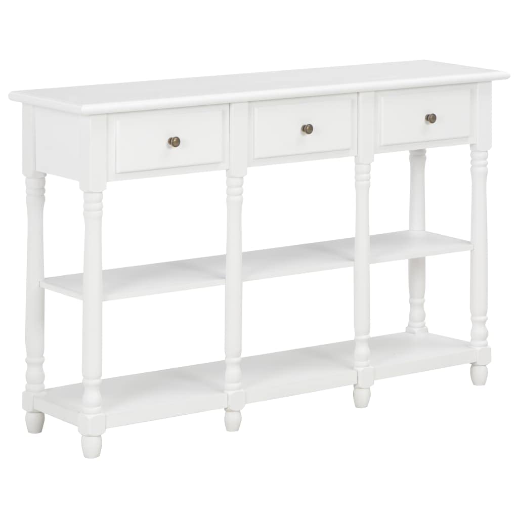 White VidaXL 47.2